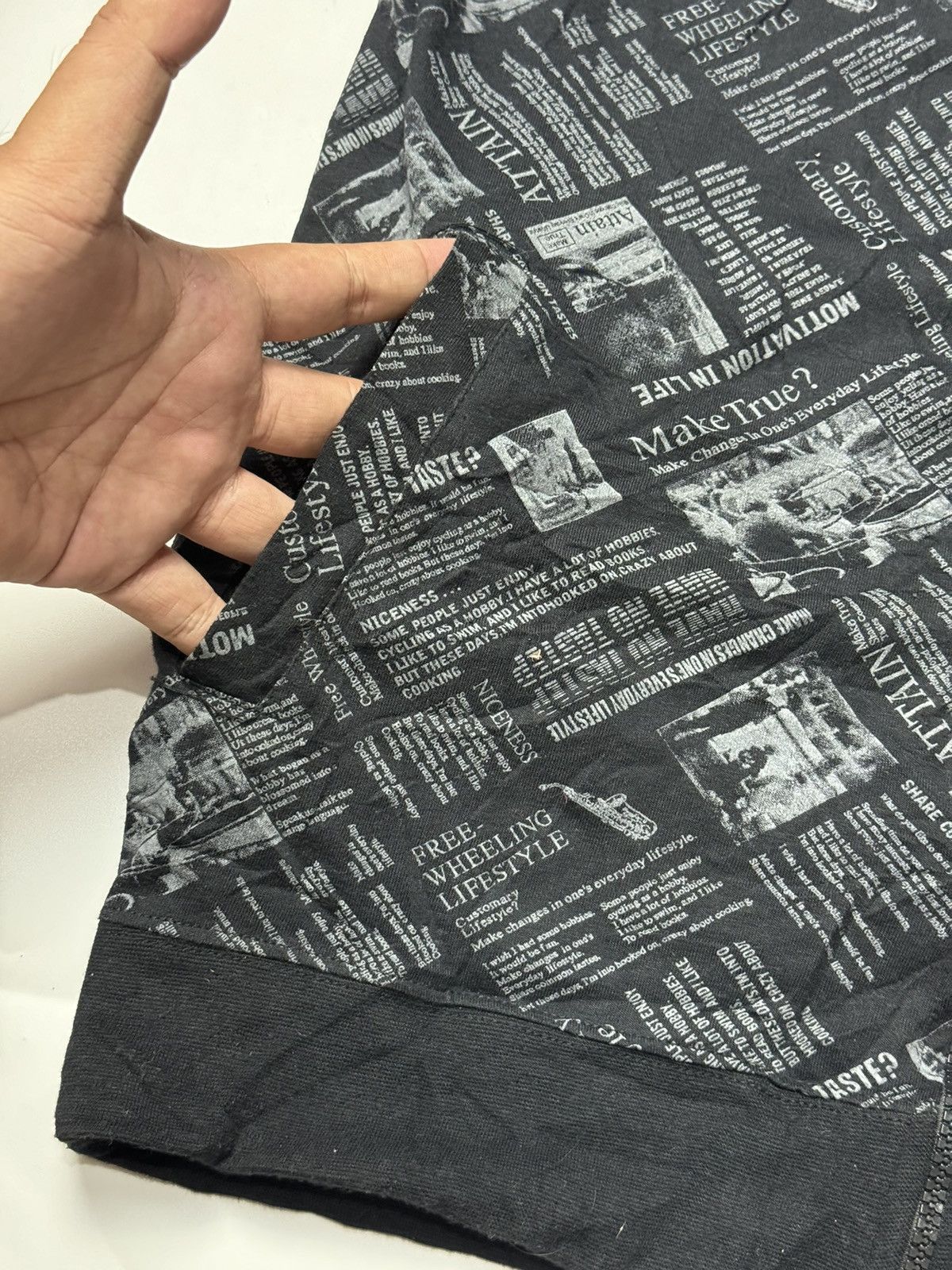 If Six Was Nine × Japanese Brand × Le Grande Bleu (L.G.B.) Poem Hoodie Ancestress north sea short sleeve lgb style Size US M / EU 48-50 / 2 - 7 Thumbnail