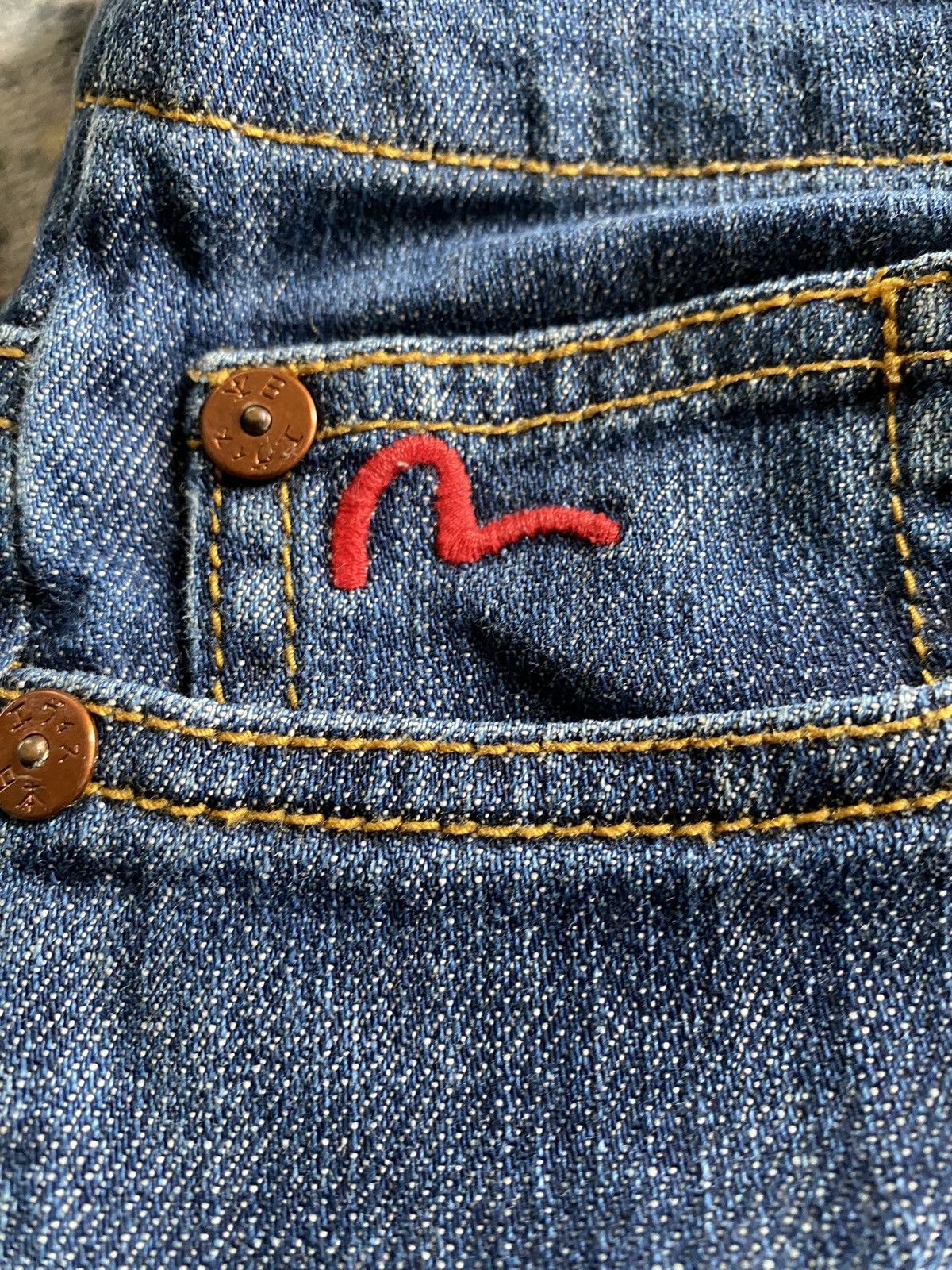 Evisu × Japanese Brand × Vintage ⚡️ Vintage Evisu Donna Denim Half Jeans Women Size 25" / US 0 / IT 36 - 5 Thumbnail
