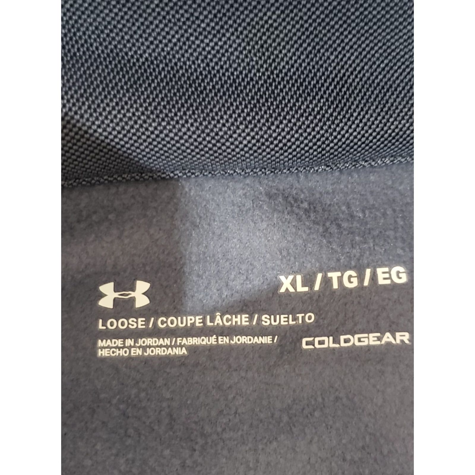 Under Armour Under Armour Womens Sweatshirt XL Long Sleeve Metallic Blue Mock Neck Loose Fit COLDGEAR Pullover Size XL / US 12-14 / IT 48-50 - 3 Thumbnail