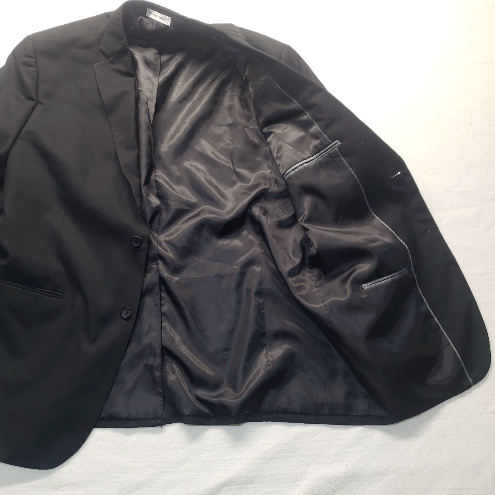 Geoffrey Beene Geoffrey Beene Wool Blazer Jacket Dark Grey 2 Pounds Adult Men's Size 44R Size 44R - 3 Thumbnail