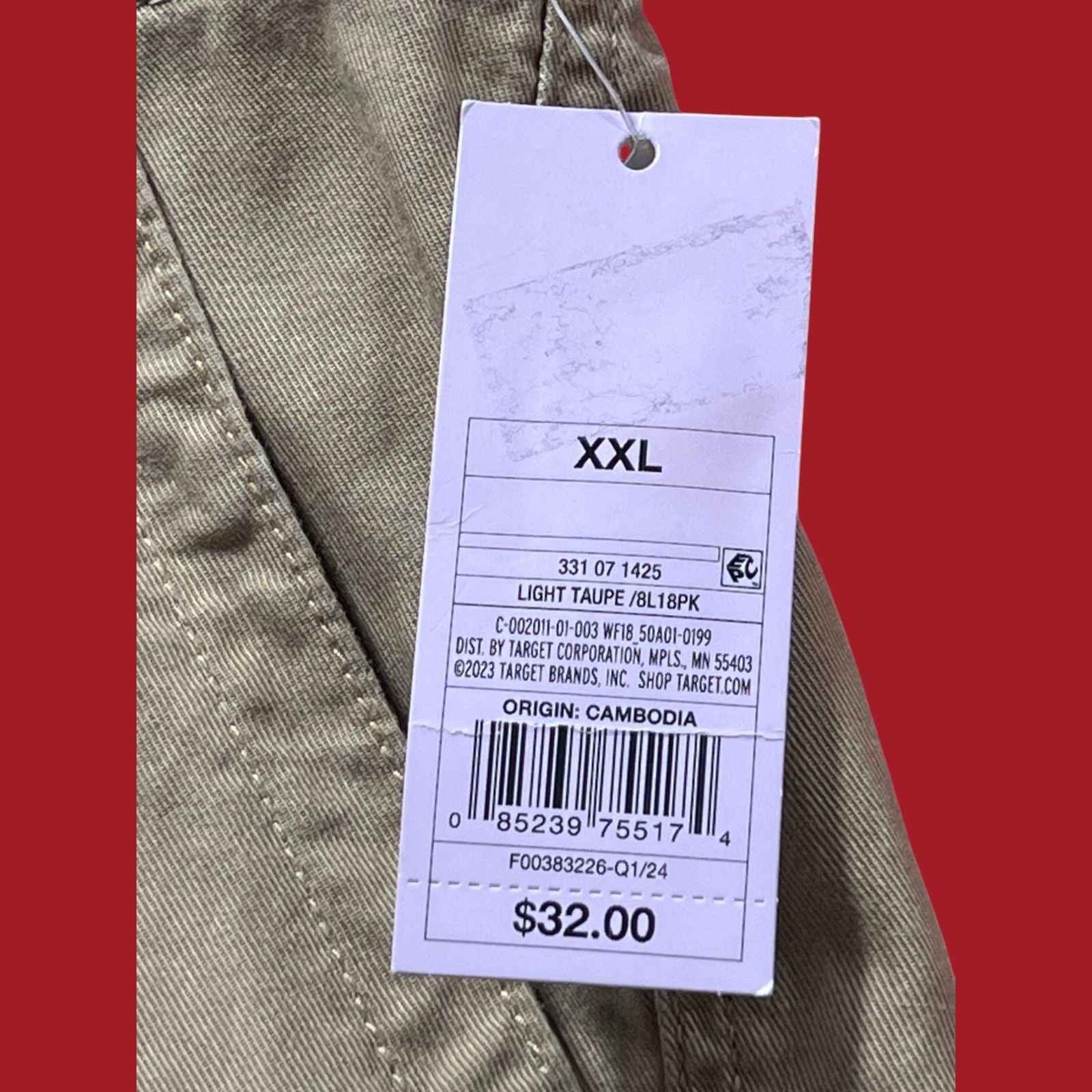 Other Wild Fable - Women's Mid-Rise Wide Leg Cargo Beach Pants - L Size 42" / US 20 - 9 Thumbnail