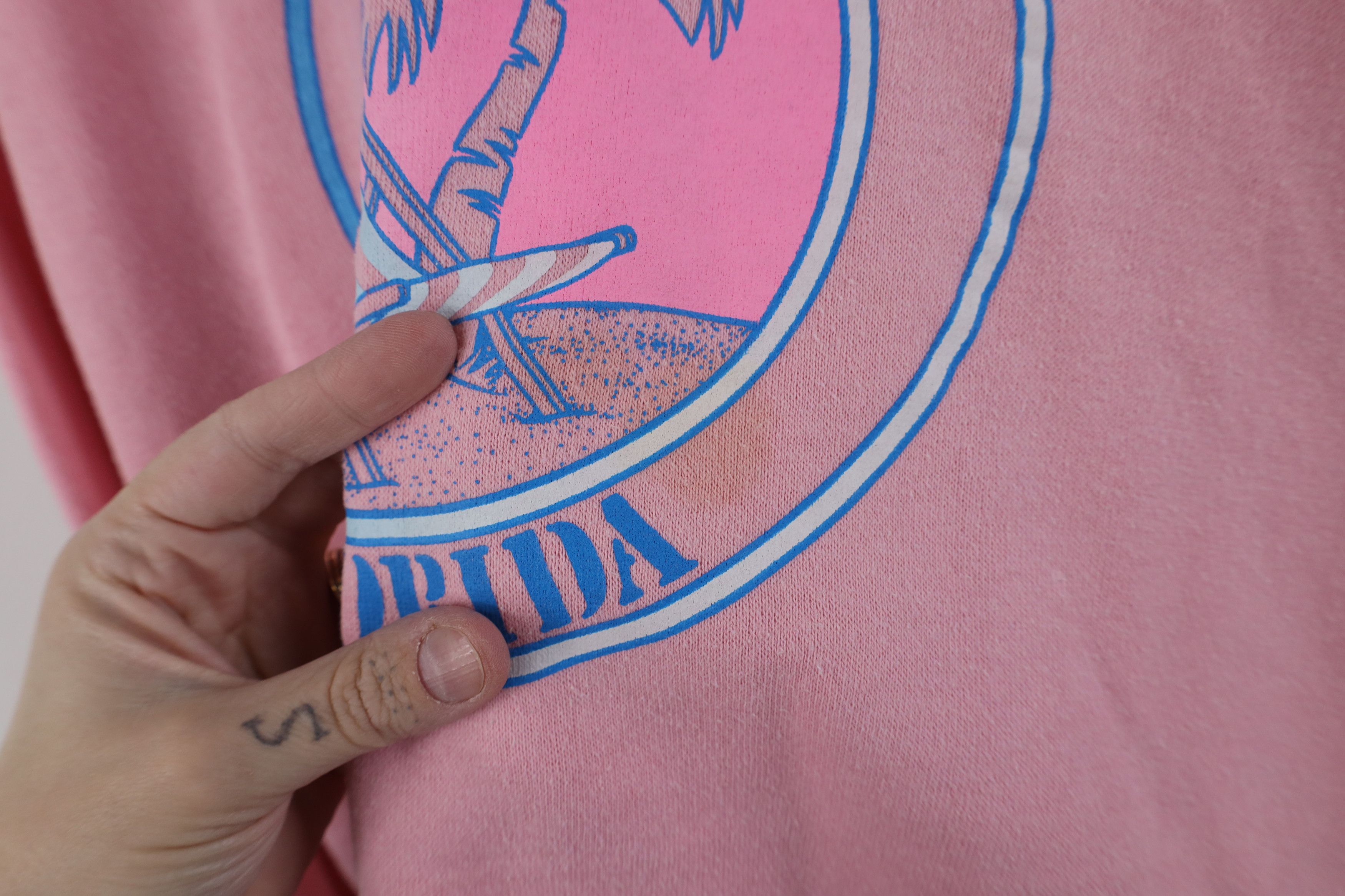 Vintage Vintage 80s Streetwear Lauderdale Crewneck Sweatshirt USA Size L / US 10 / IT 46 - 5 Thumbnail