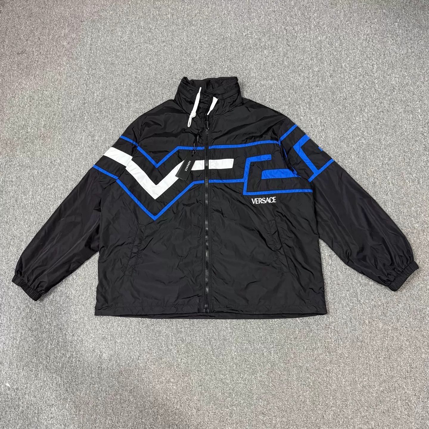 Versace Multi-Color Lightweight Zip-Up Jacket - Size S Size US S / EU 44-46 / 1 - 1 Thumbnail