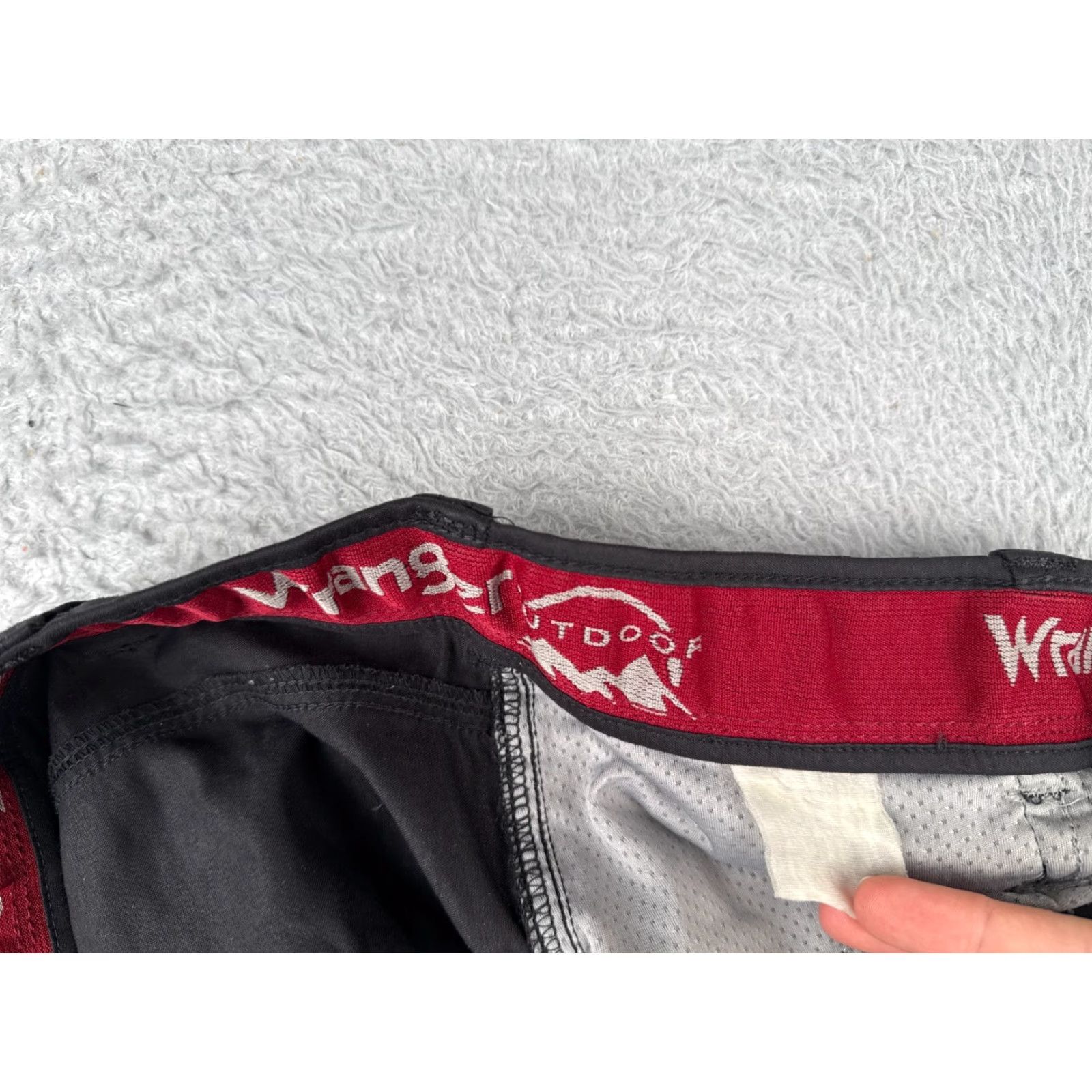 Wrangler Wrangler Pants Men 36x32 Black Nylon Cargo Hiking Straight Leg Outdoor American Mens Size US 36 / EU 52 - 6 Thumbnail