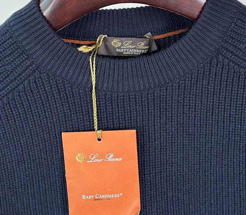 Loro Piana LORO PIANA Thick woolen sweater, knitted sweater, cashmere Size US L / EU 52-54 / 3 - 2 Thumbnail