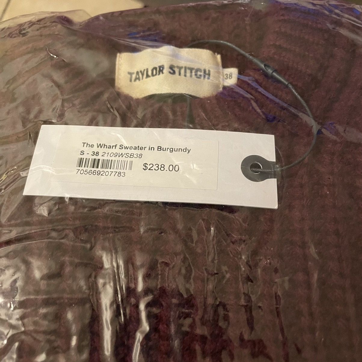 Taylor Stitch Taylor Stitch Wharf Sweater Red Merino Wool Knit Crewneck S Size US S / EU 44-46 / 1 - 4 Thumbnail
