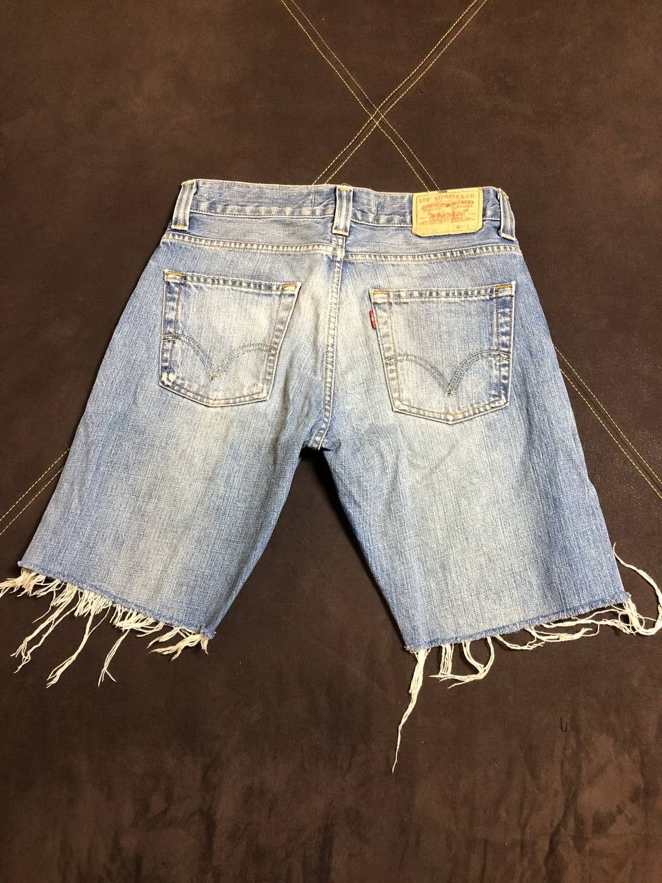 Levi's Vintage USA 90’s Levi’s 506 Button Fly Cut Off Shorts Size US 31 - 7 Thumbnail