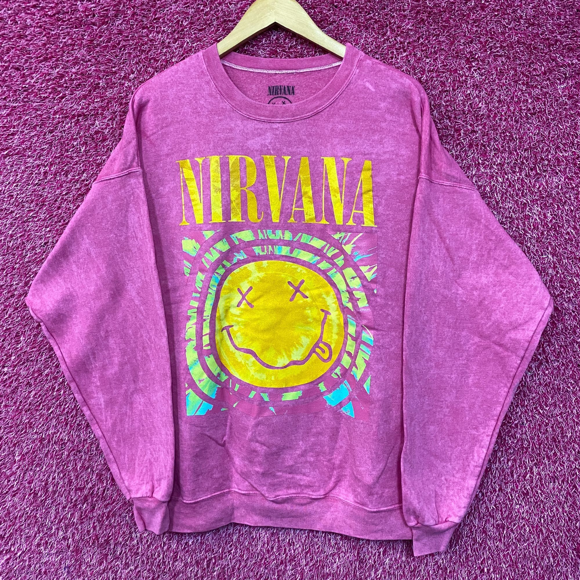 Nirvana Nirvana Nevermind Crewneck Pink Sweater size XL Size US XL / EU 56 / 4 - 1 Thumbnail