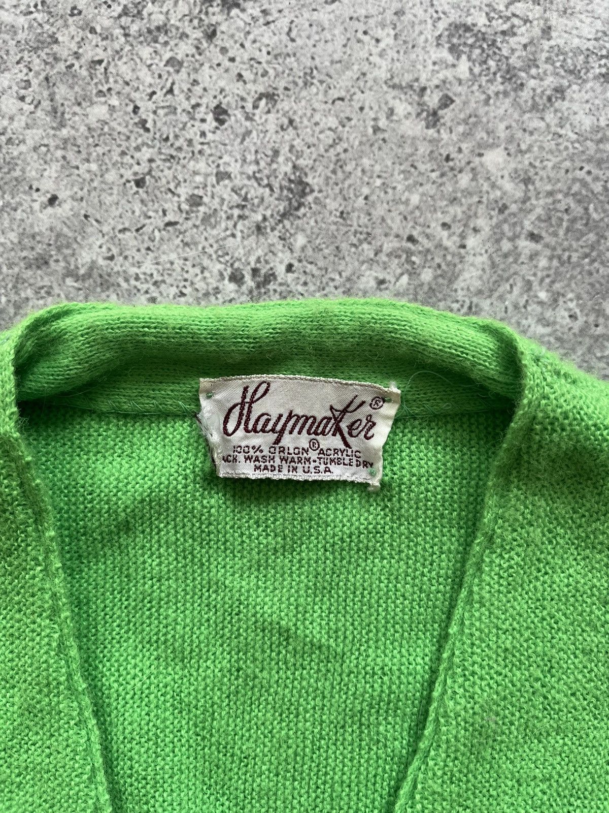 Lacoste × Vintage Vintage 1940s Lacoste Haymaker Green Cardigan Sweater Y2K Size US S / EU 44-46 / 1 - 6 Thumbnail