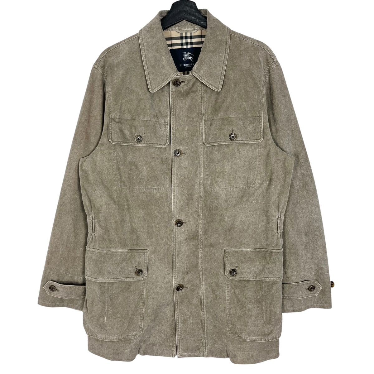 Burberry Burberry Suede Leather Jacket Size US M / EU 48-50 / 2 - 1 Thumbnail