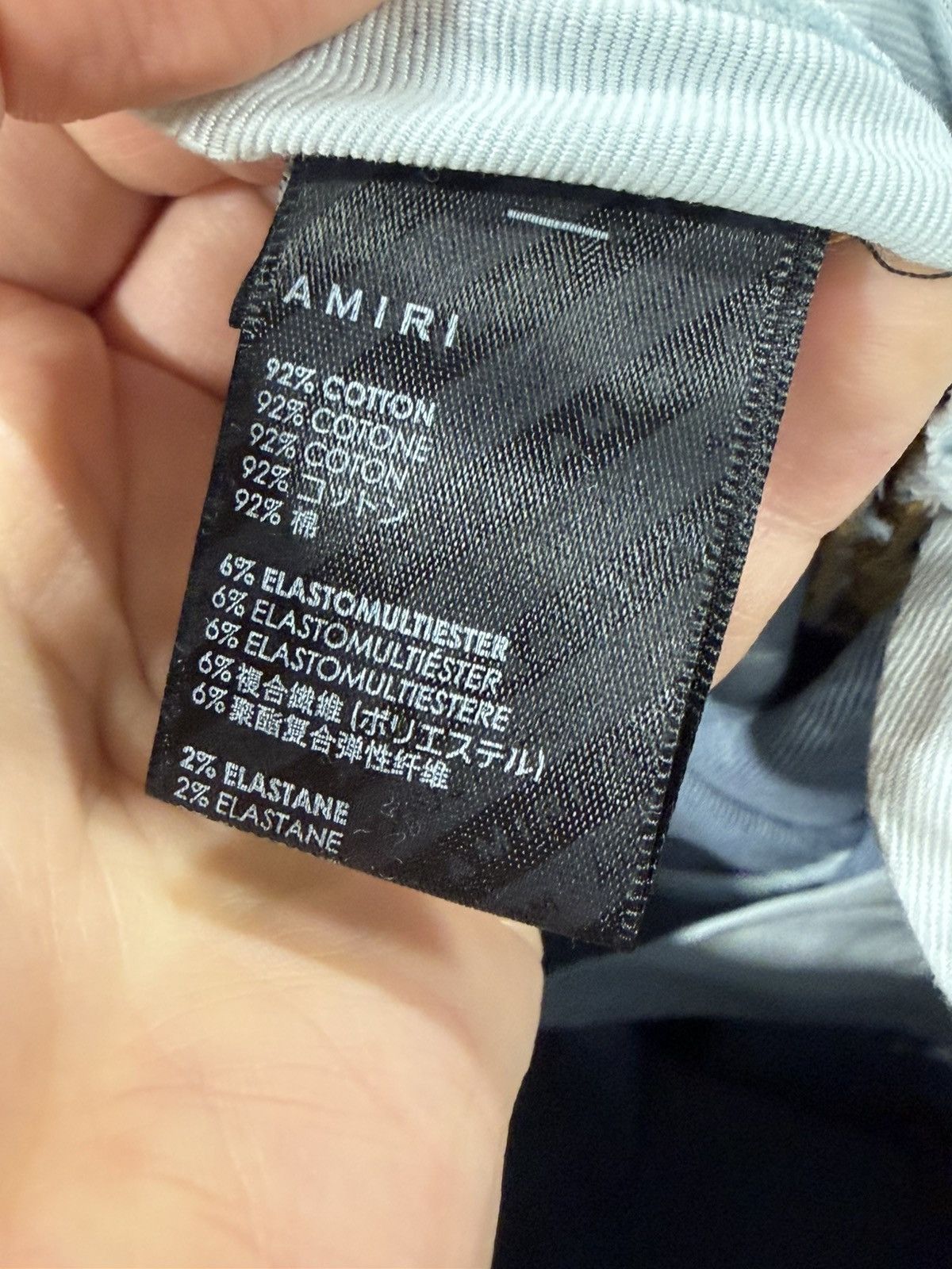 Amiri MA Dripping Blue Jeans NEW 1500$