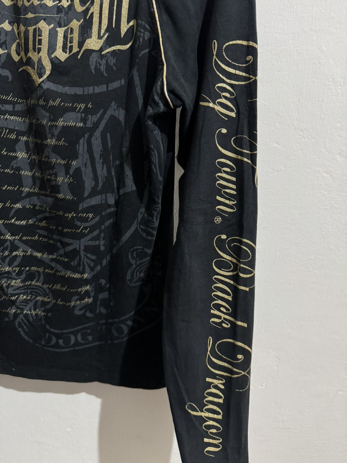 Dogtown DOGTOWN BLACK DRAGON POEM GRUNGE LONGSLEEVE Size US M / EU 48-50 / 2 - 10 Thumbnail
