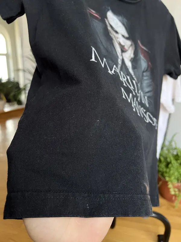 Band Tees Marilyn Manson Portrait T-Shirt vintage style Size US M / EU 48-50 / 2 - 5 Thumbnail