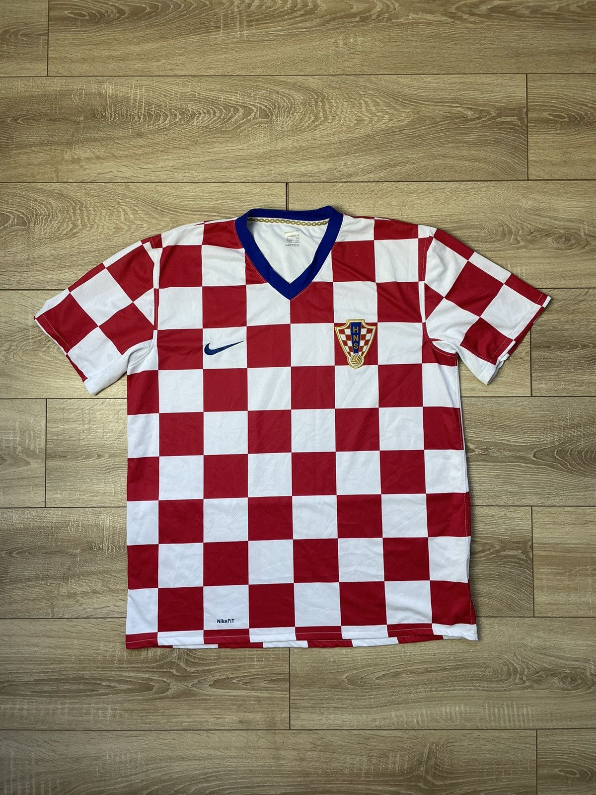 Nike CROATIA 2008 2009 HOME FOOTBALL SHIRT SOCCER JERSEY NIKE Xl Size US XL / EU 56 / 4 - 1 Thumbnail