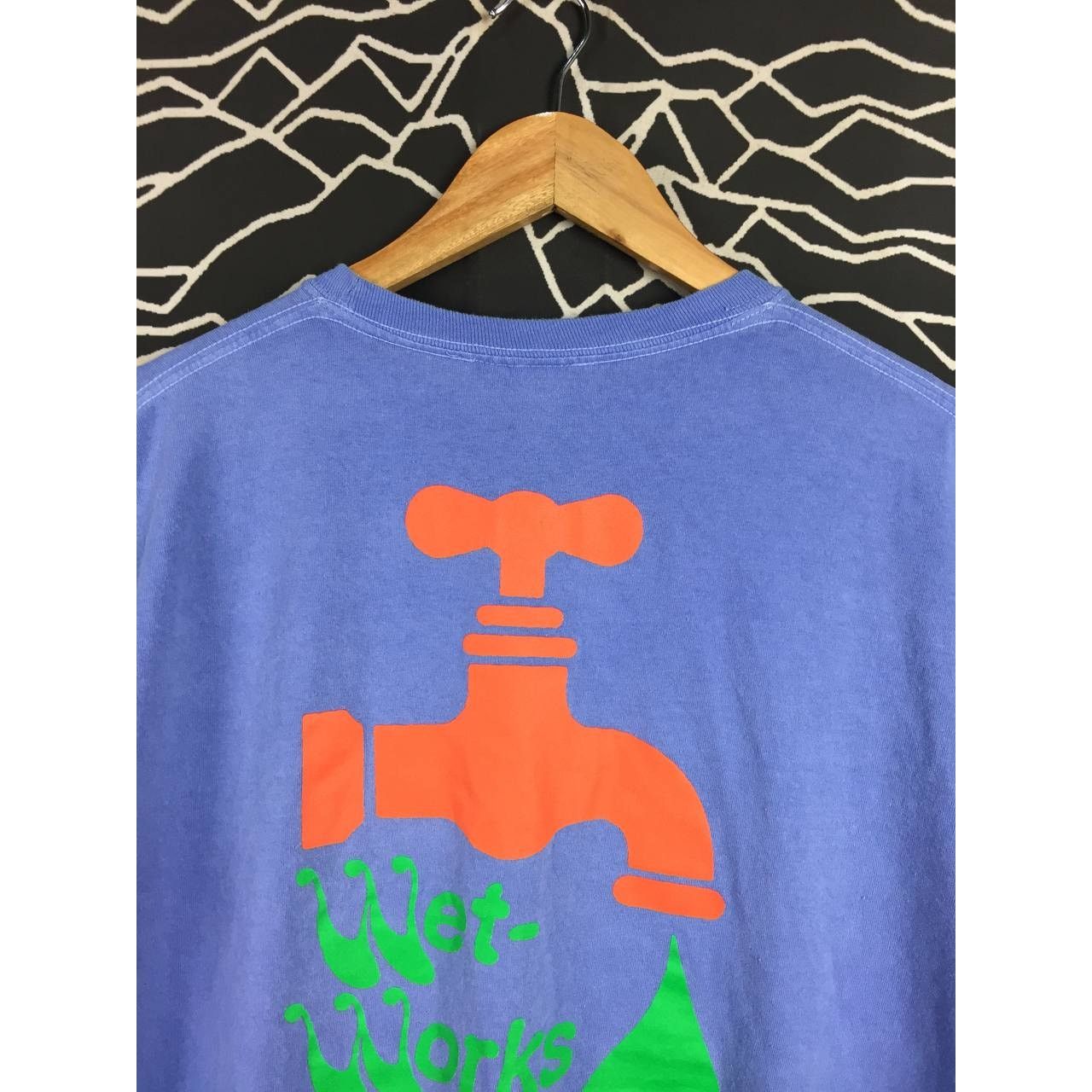 Brain Dead Wet Works Graphic Longsleeve Tee Size L