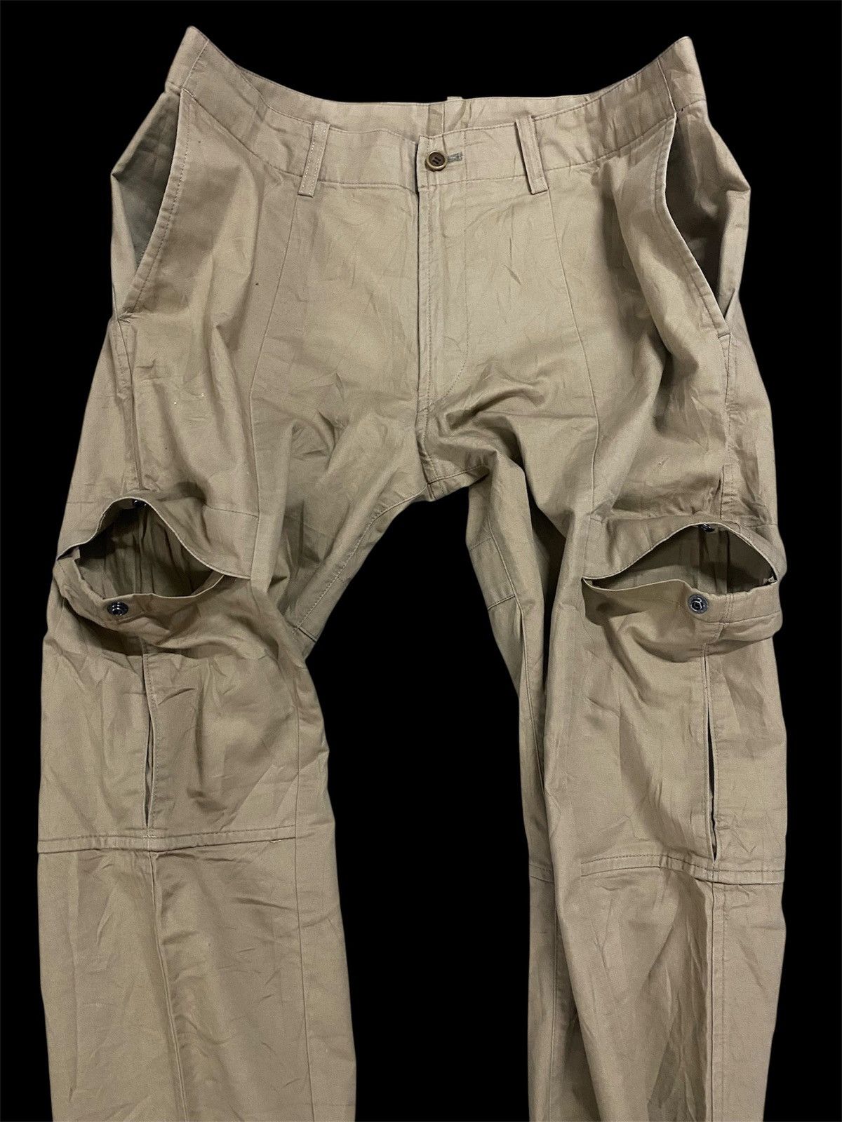 Issey Miyake Issey Miyake Multi Pocket Cargo Carpenter Style Pants Size US 31 - 3 Thumbnail