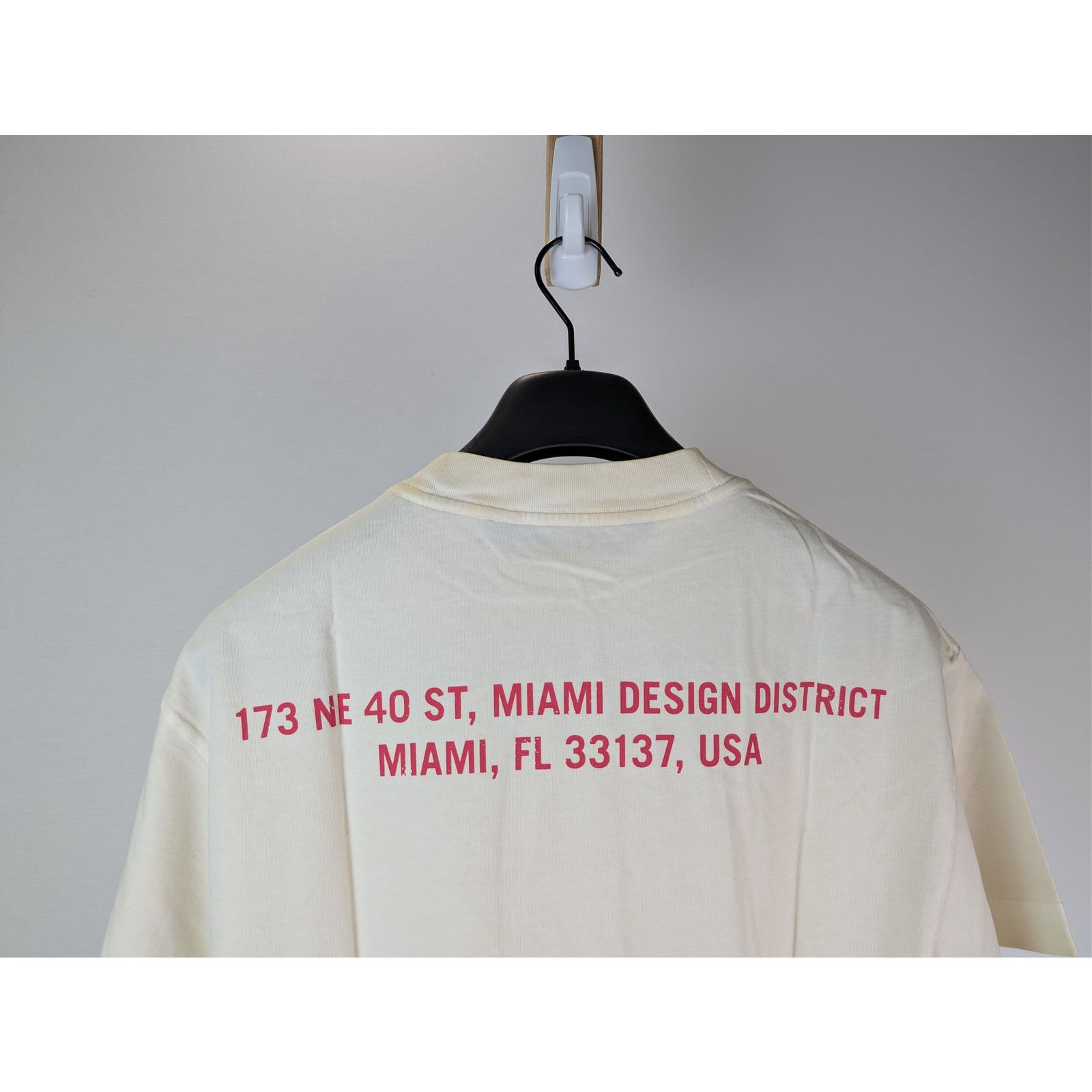 Palm Angels o1rshd1 Dos Miami T-Shirt in Off White / Fuch Size US S / EU 44-46 / 1 - 12 Thumbnail