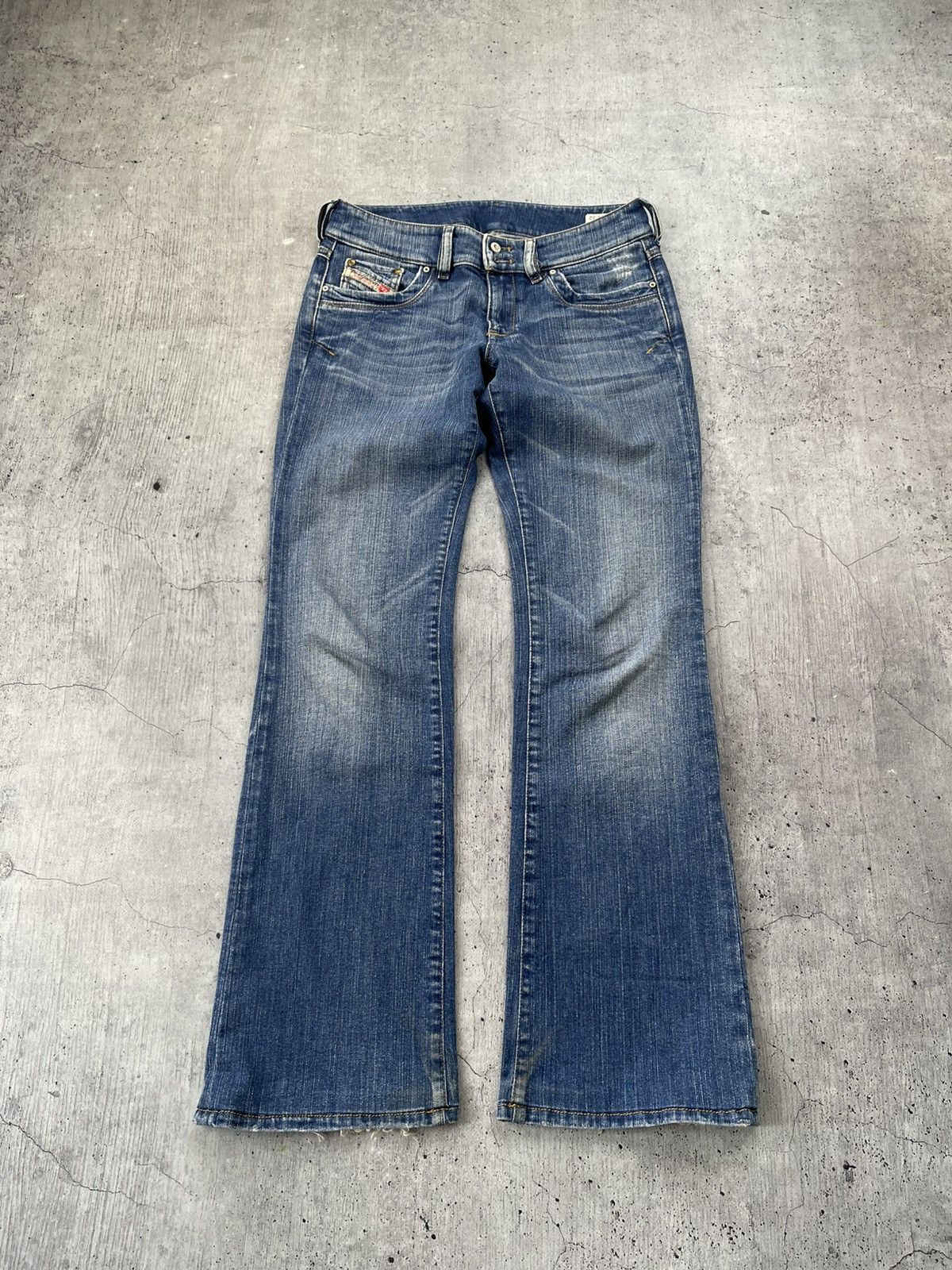 Diesel × Vintage Vintage Y2K Diesel jeans denim faded stretwear style size 32 Size 32" / US 10 / IT 46 - 6 Thumbnail