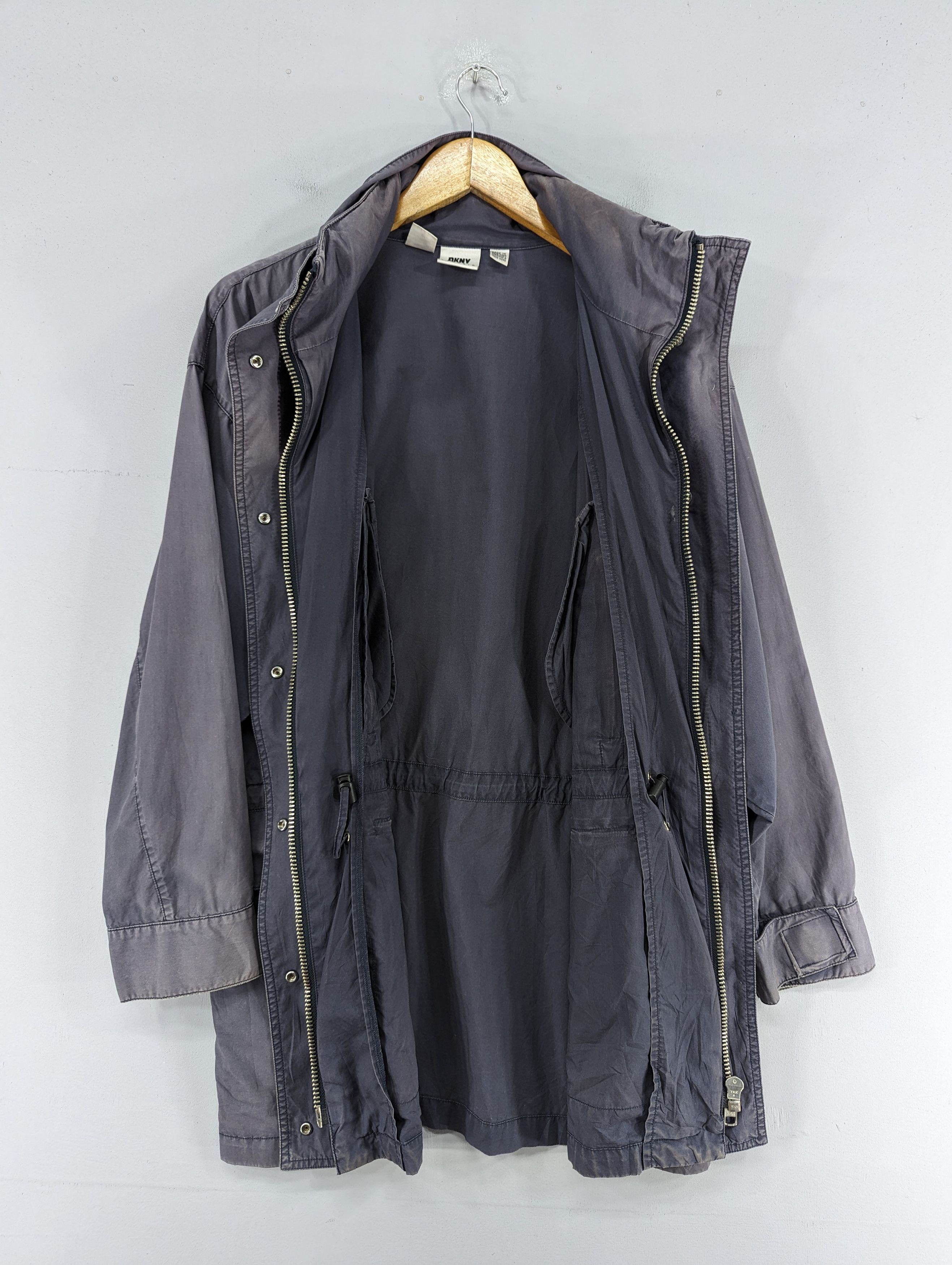 DKNY Vintage DKNY Classic Donna Karan Distressed Jacket Size US L / EU 52-54 / 3 - 14 Thumbnail