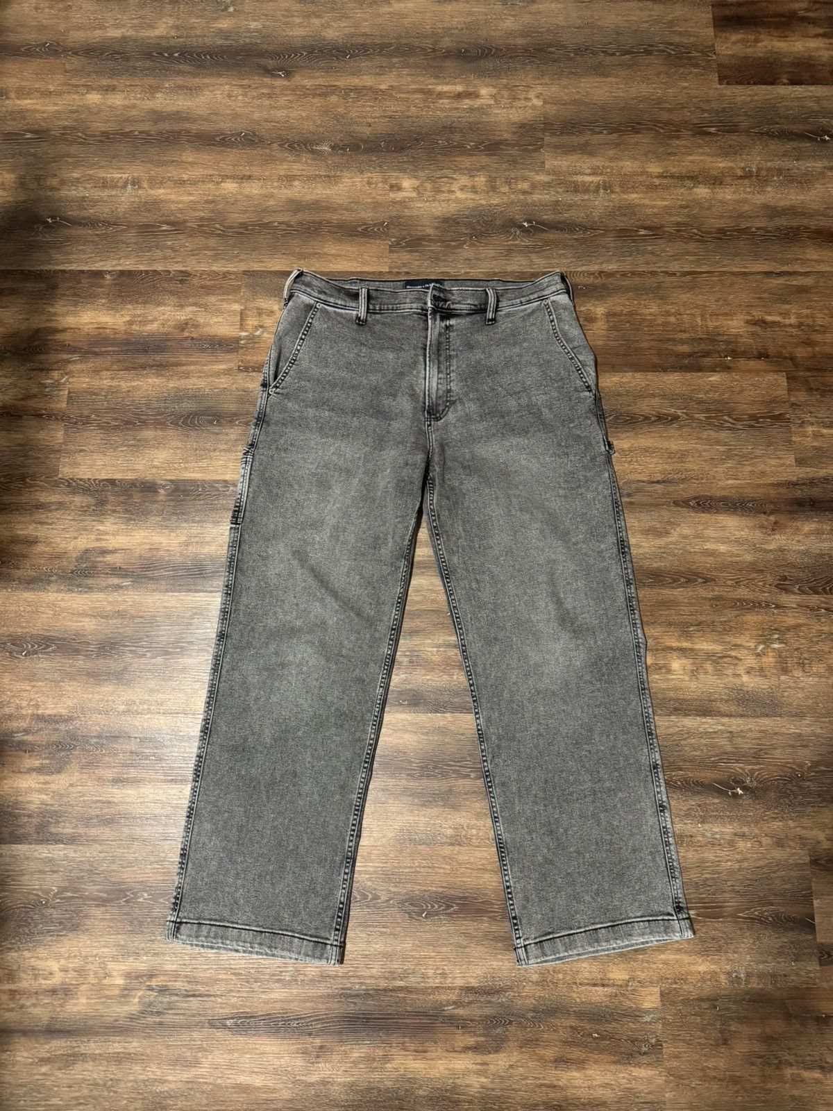 Abercrombie & Fitch Abercrombie and Fitch baggy grag carpenter jeans. Size US 36 / EU 52 - 2 Thumbnail