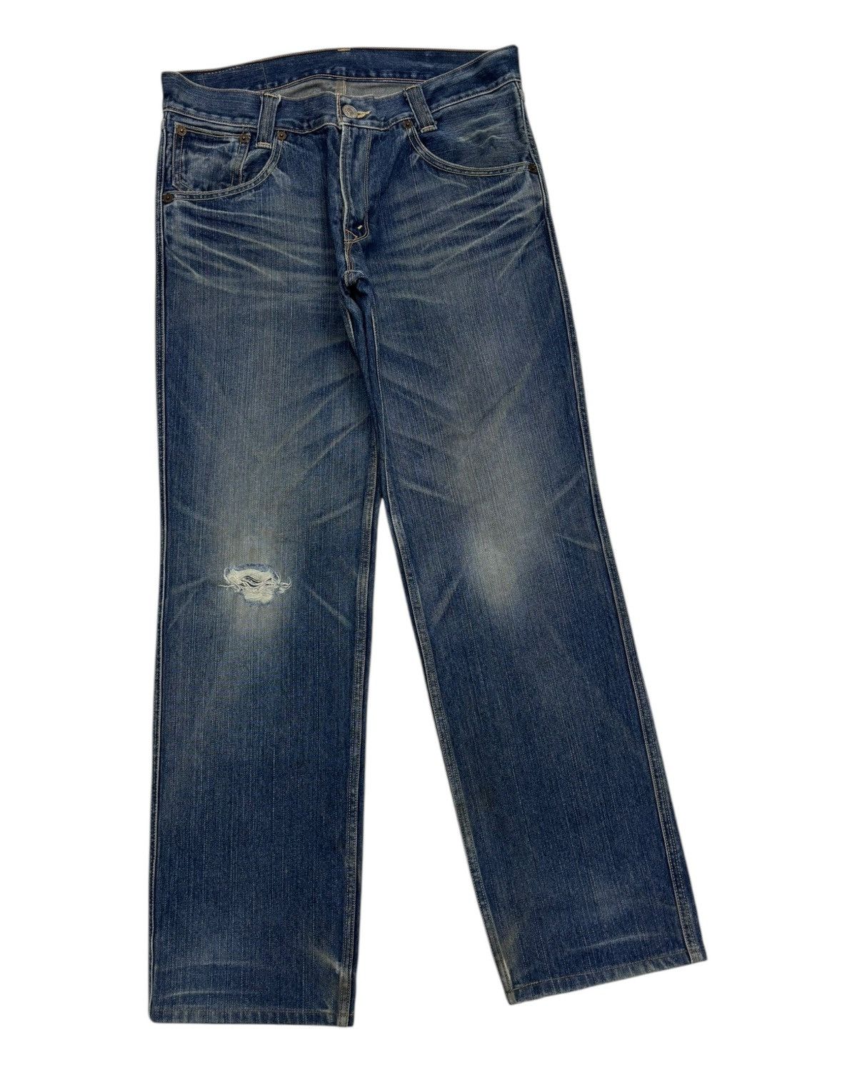 If Six Was Nine × Levi's × Levi's Vintage Clothing 🔥VINTAGE LEVIS 702 BAGGY DISTRESSED DENIM JEANS Size US 34 / EU 50 - 3 Thumbnail