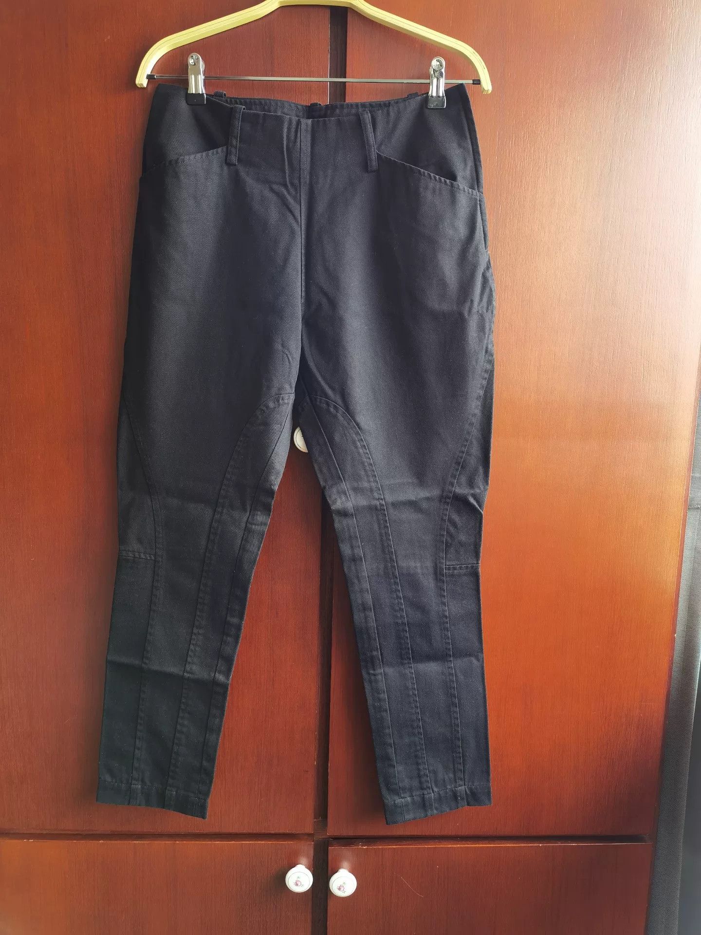 Y's Y's Women's Black Casual Pants Size 2 Size 26" / US 2 / IT 38 - 1 Thumbnail