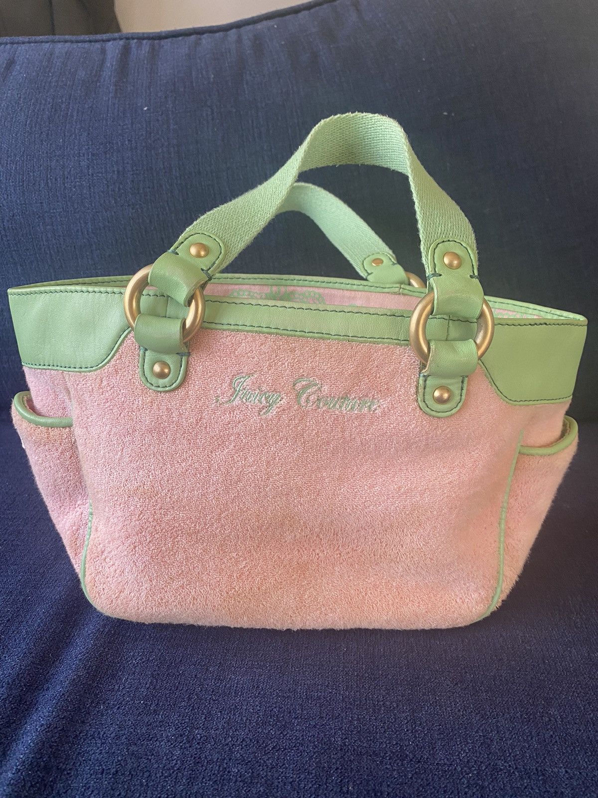 Juicy Couture Juicy Couture Girls Rule Bag Purse Tote Terry Y2K Size ONE SIZE - 5 Thumbnail