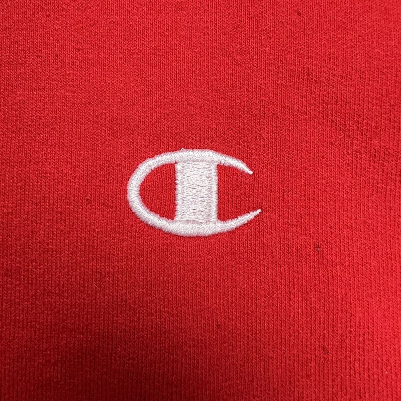 Champion × Vintage Champion Hoodie Small Red Authentic Athletic Pullover Hooded Size US S / EU 44-46 / 1 - 2 Thumbnail