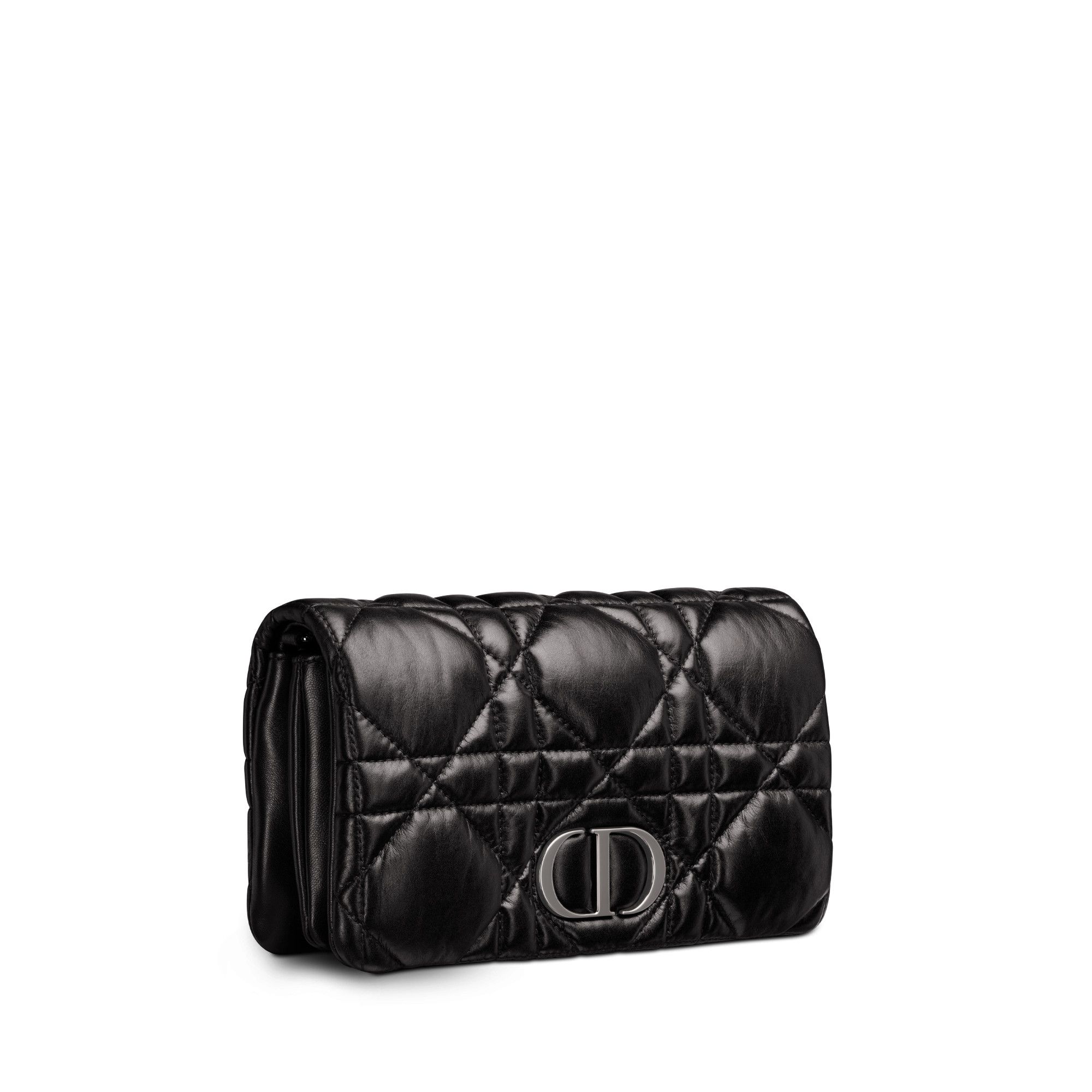Dior o1bcso1str1124 Size: OS /Caro Macrocannage Mini Bag in Black Size ONE SIZE - 1 Thumbnail