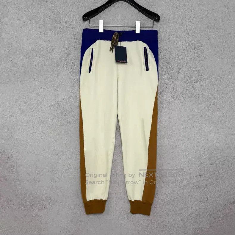 Louis Vuitton Louis Vuitton size m White brown paneled track pants Size US 28 / EU 44 - 1 Thumbnail