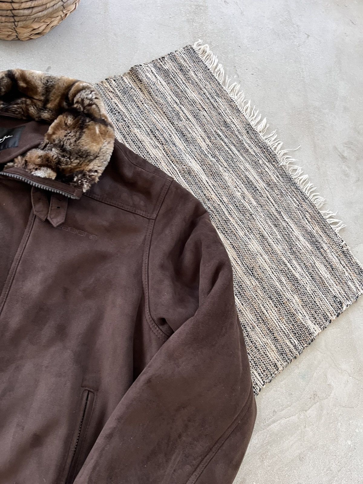 Sean John Sean John Shearling Coat Brown Jacket Faux Fur Suede Style Size US XXL / EU 58 / 5 - 6 Thumbnail