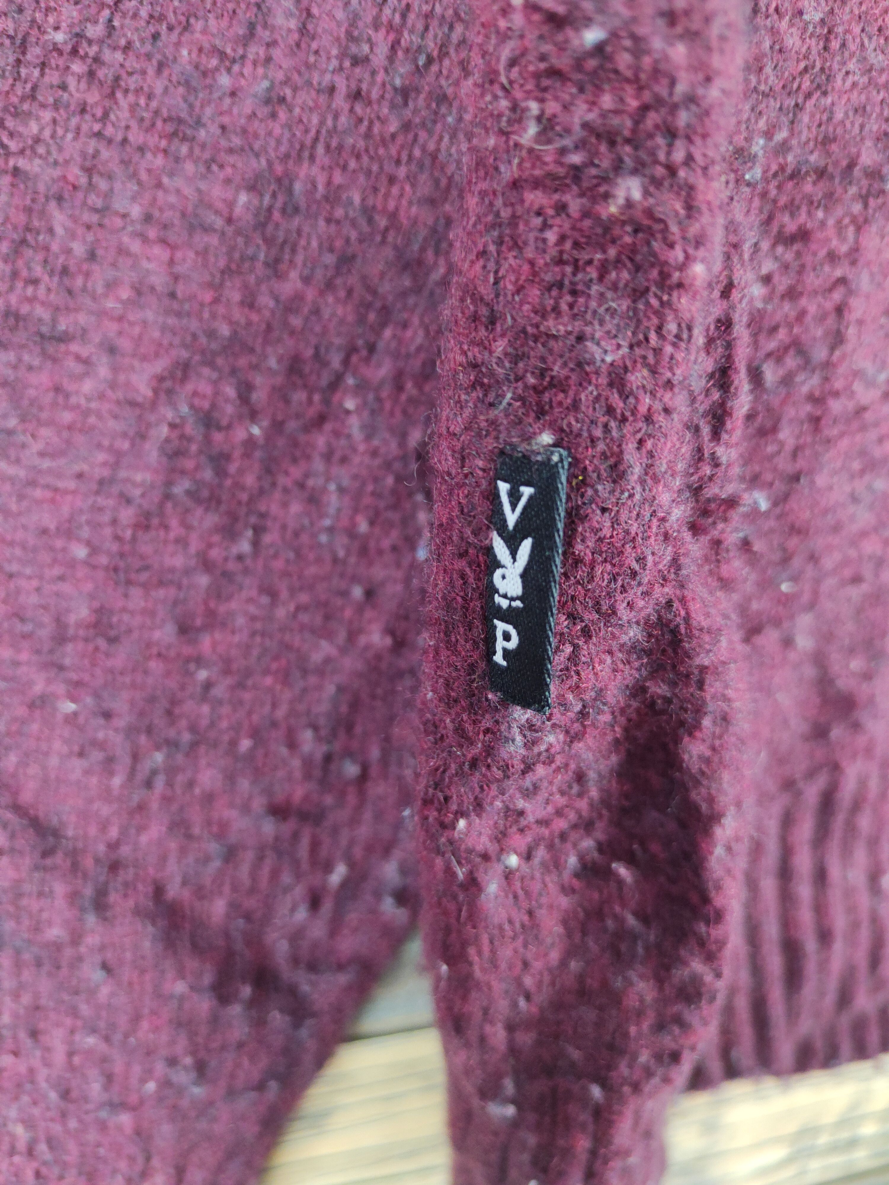 Playboy DL Vip Playboy Dark Purple Knitwear Cardigans #46-524 Size US L / EU 52-54 / 3 - 4 Thumbnail