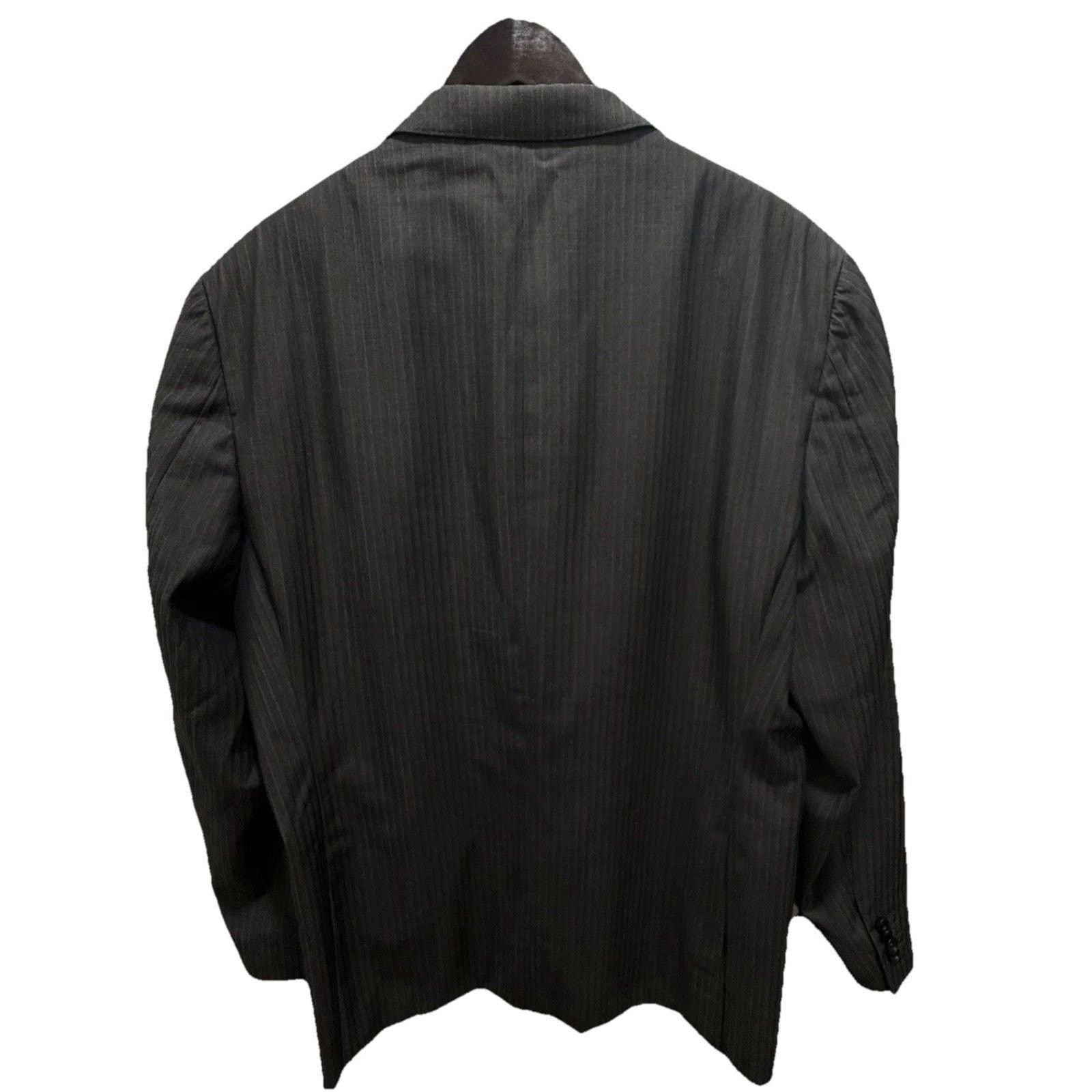 Z Zegna Z Zegna Gray Pinstripe Wool Sport Coat 52R - MSRP $1495 Size 52R - 5 Thumbnail