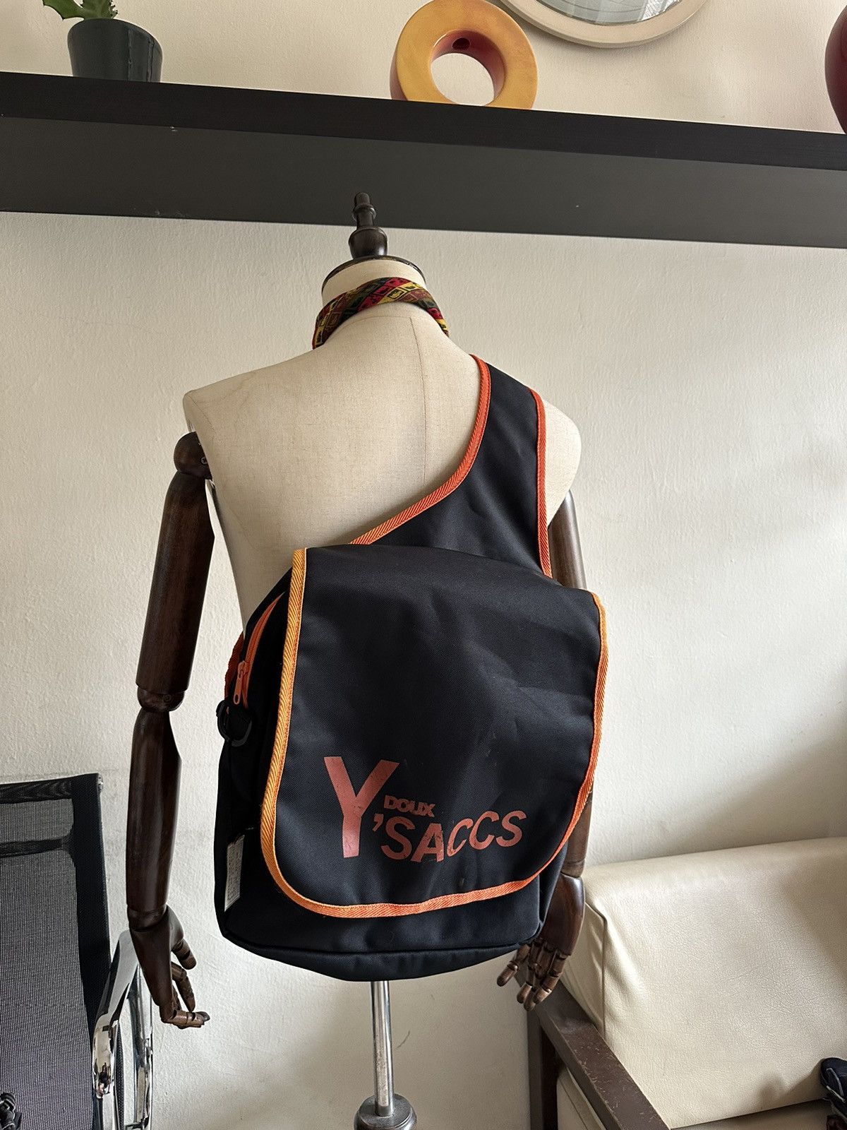 Yohji Yamamoto 2000s Yohji Yamamoto Pour Homme Yssac Crossbody Bag Size ONE SIZE - 11 Thumbnail