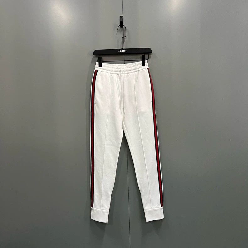 Gucci Gucci Size XXSSide striped cherry logo trousers 2501-Nextar Size US 26 / EU 42 - 1 Thumbnail