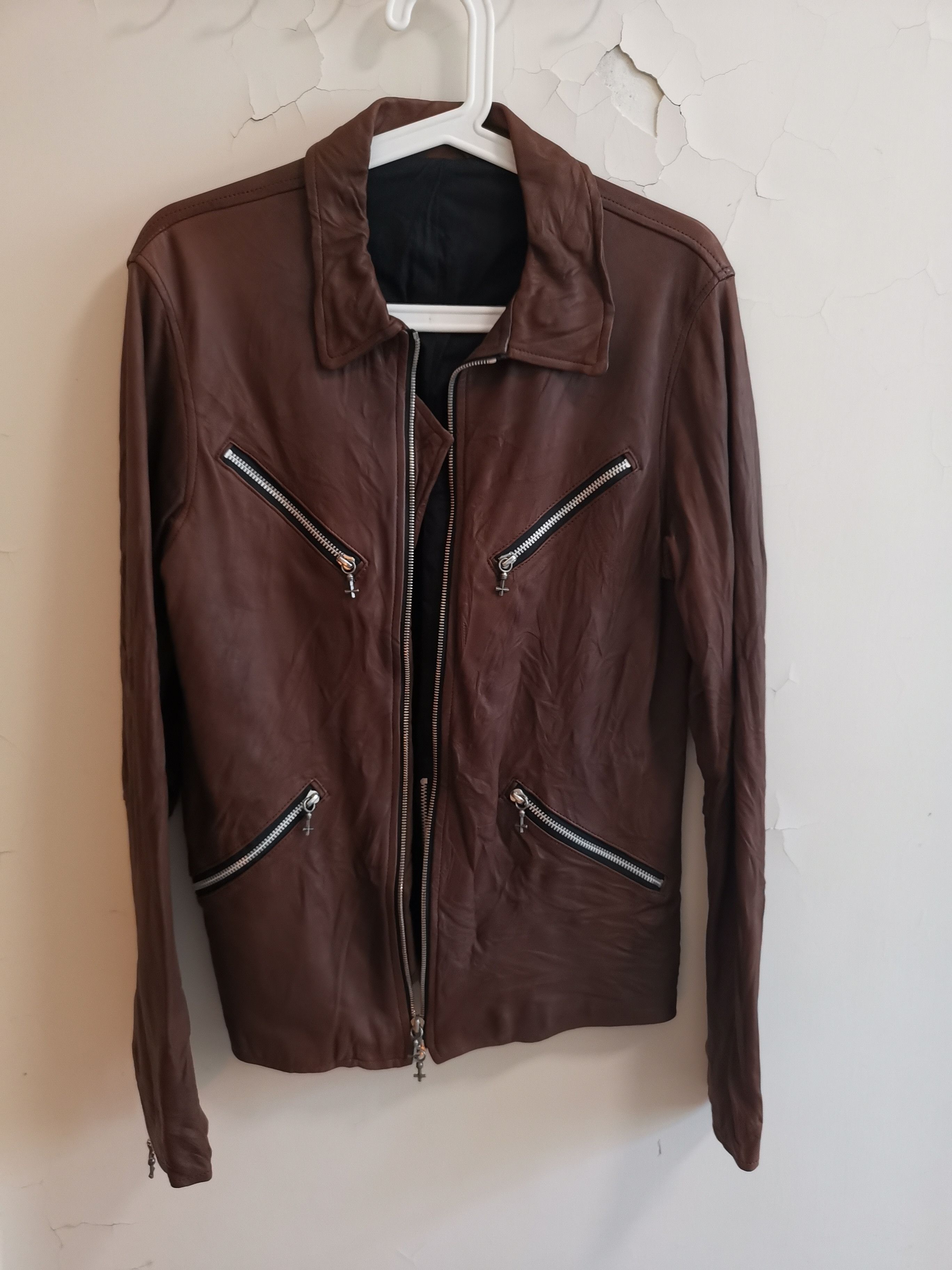 EYEFUNNY Eyefunny 925 silver leather jacket Size US S / EU 44-46 / 1 - 1 Thumbnail