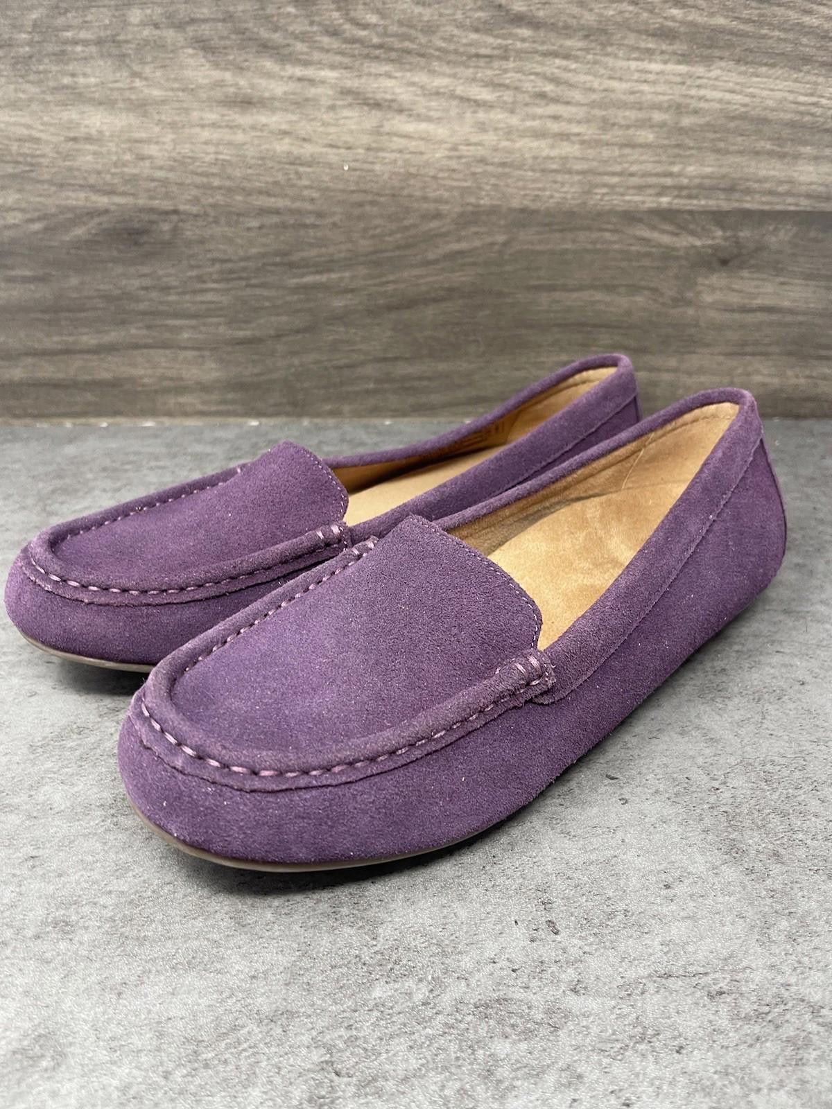 Vionic Vionic Shoes Womens 9.5 Chill Debbie Suede Loafers Purple Size US 9.5 / IT 39.5 - 2 Thumbnail
