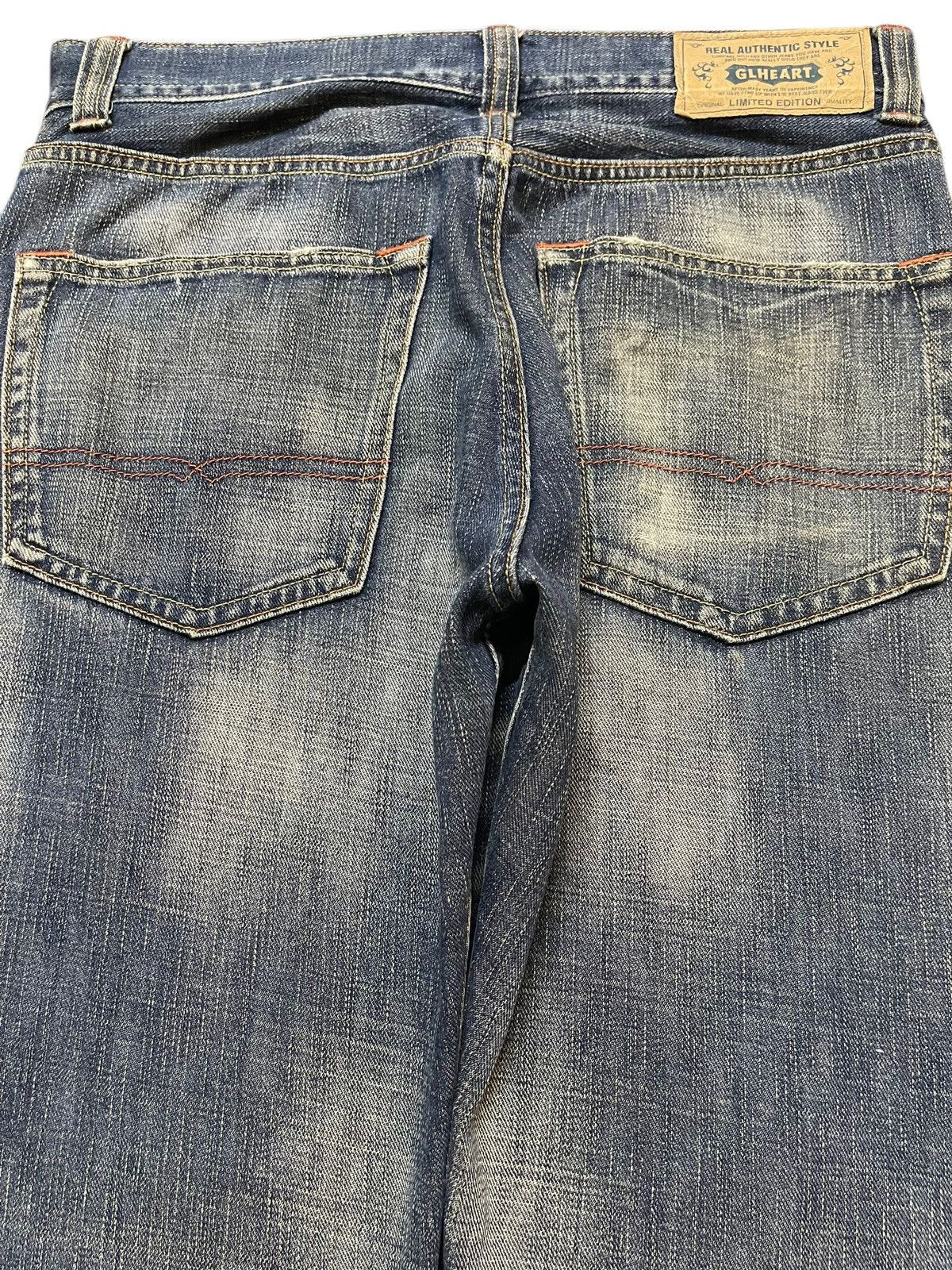 Kapital Vintage Japanese Brand Faded Wash Distress Style Jeans Size US 32 / EU 48 - 5 Thumbnail