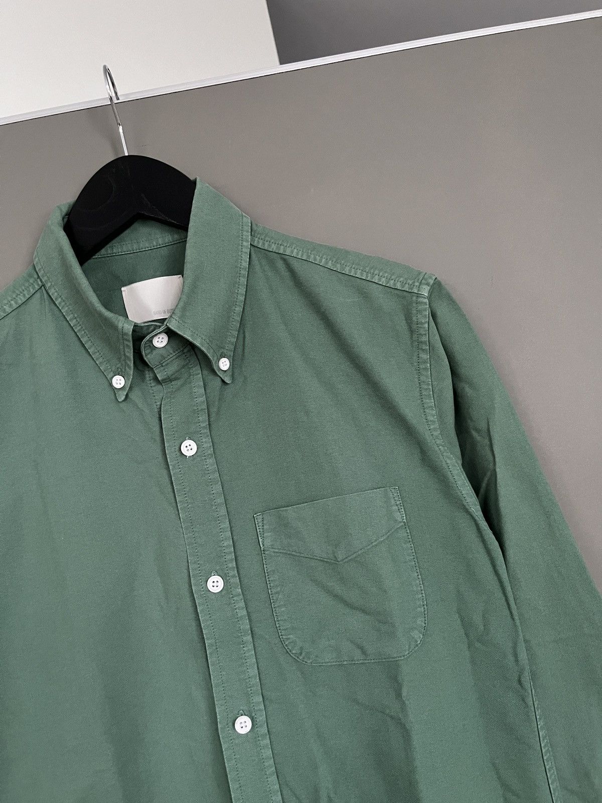 Band Of Outsiders Band of Outsiders Green Shirt Made in USA Size US S / EU 44-46 / 1 - 5 Thumbnail