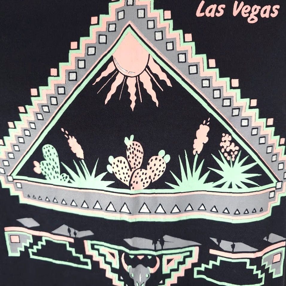 Vintage VINTAGE Las Vegas T Shirt Mens Size Medium Black 80s 90s Southwest Made In USA Size US M / EU 48-50 / 2 - 3 Thumbnail