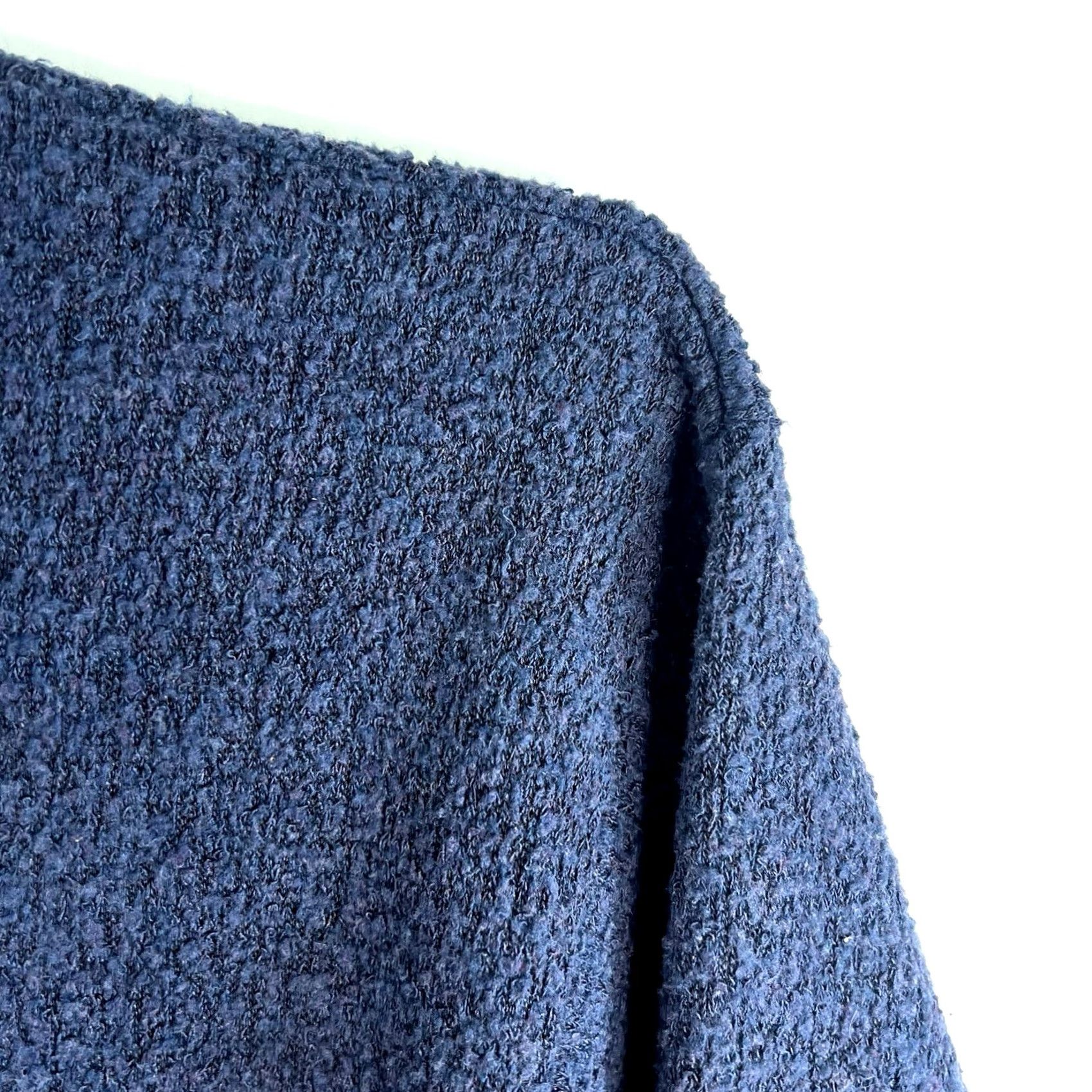 Vintage GOTKEYS Burley Textured 1/4 Zip Pullover Sweatshirt Mens XL Blue USA Vintage Size US XL / EU 56 / 4 - 2 Thumbnail