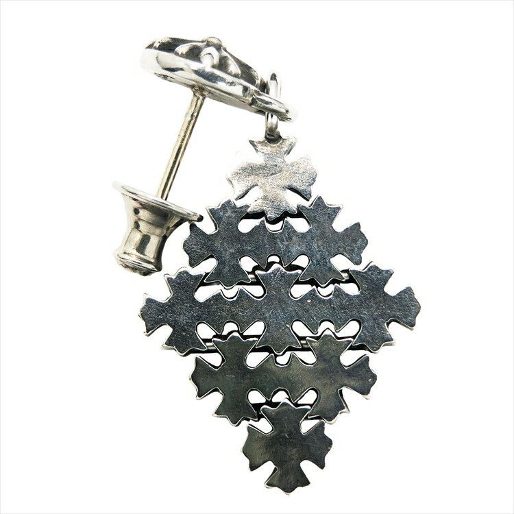 Chrome Hearts Chrome Hearts Plus Chainmail Drop Earring Size ONE SIZE - 2 Thumbnail