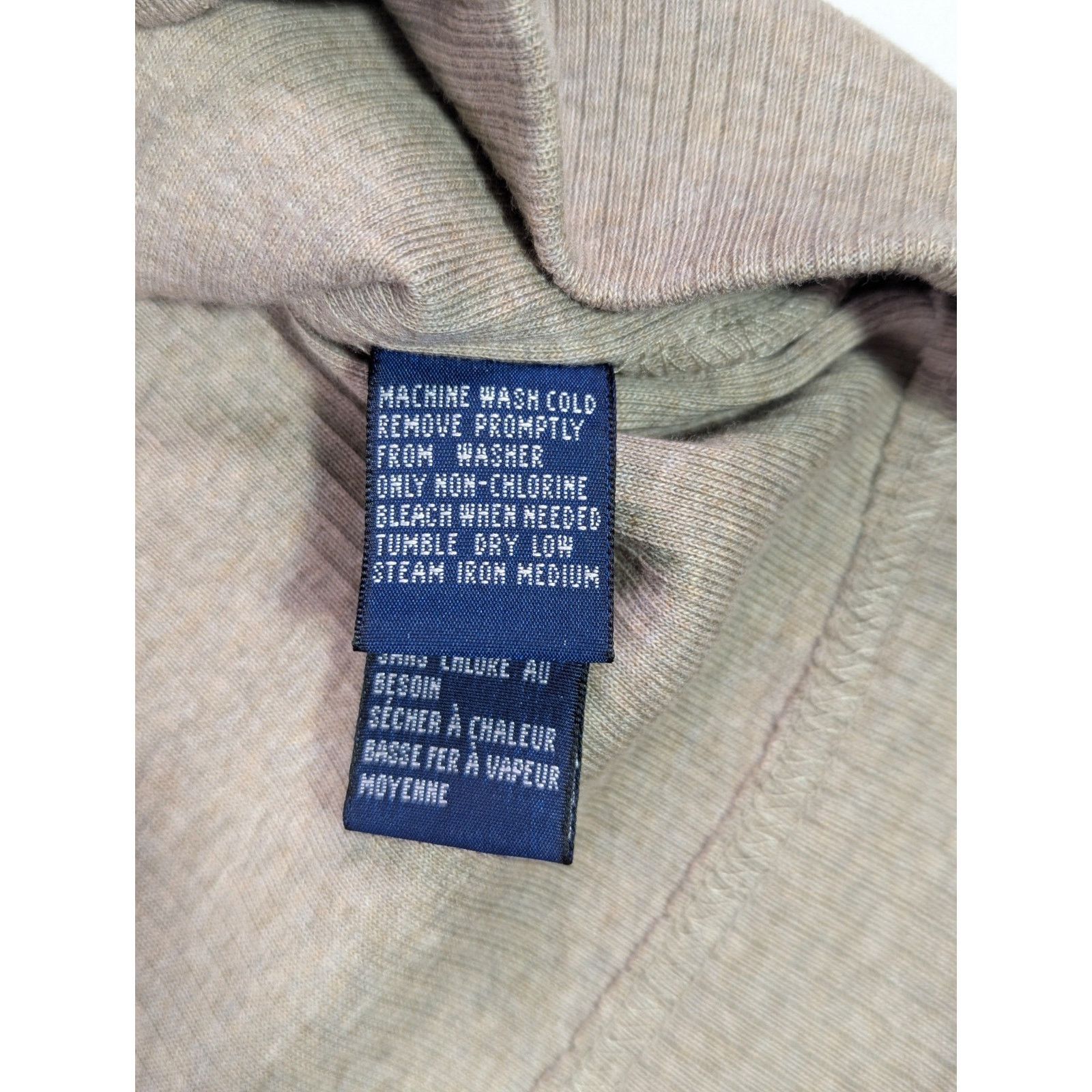 Nautica Large Tan Navtech Performance Classic-Fit Soft VNeck Sweater Size US L / EU 52-54 / 3 - 8 Thumbnail