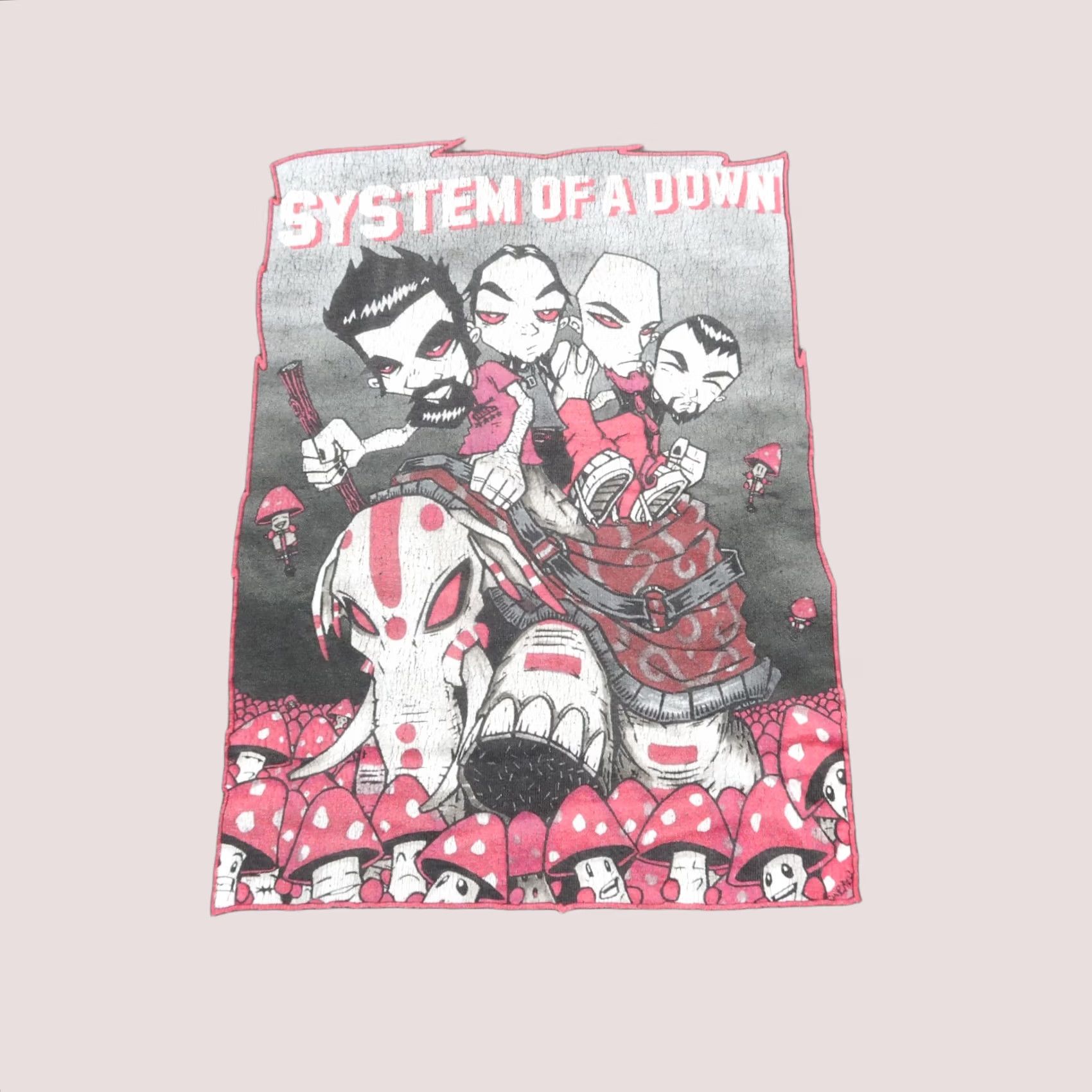 Vintage VINTAGE System of a Down Shirt Men 2XL Black Band Shirt 90s Rock Distressed Size US XXL / EU 58 / 5 - 1 Thumbnail