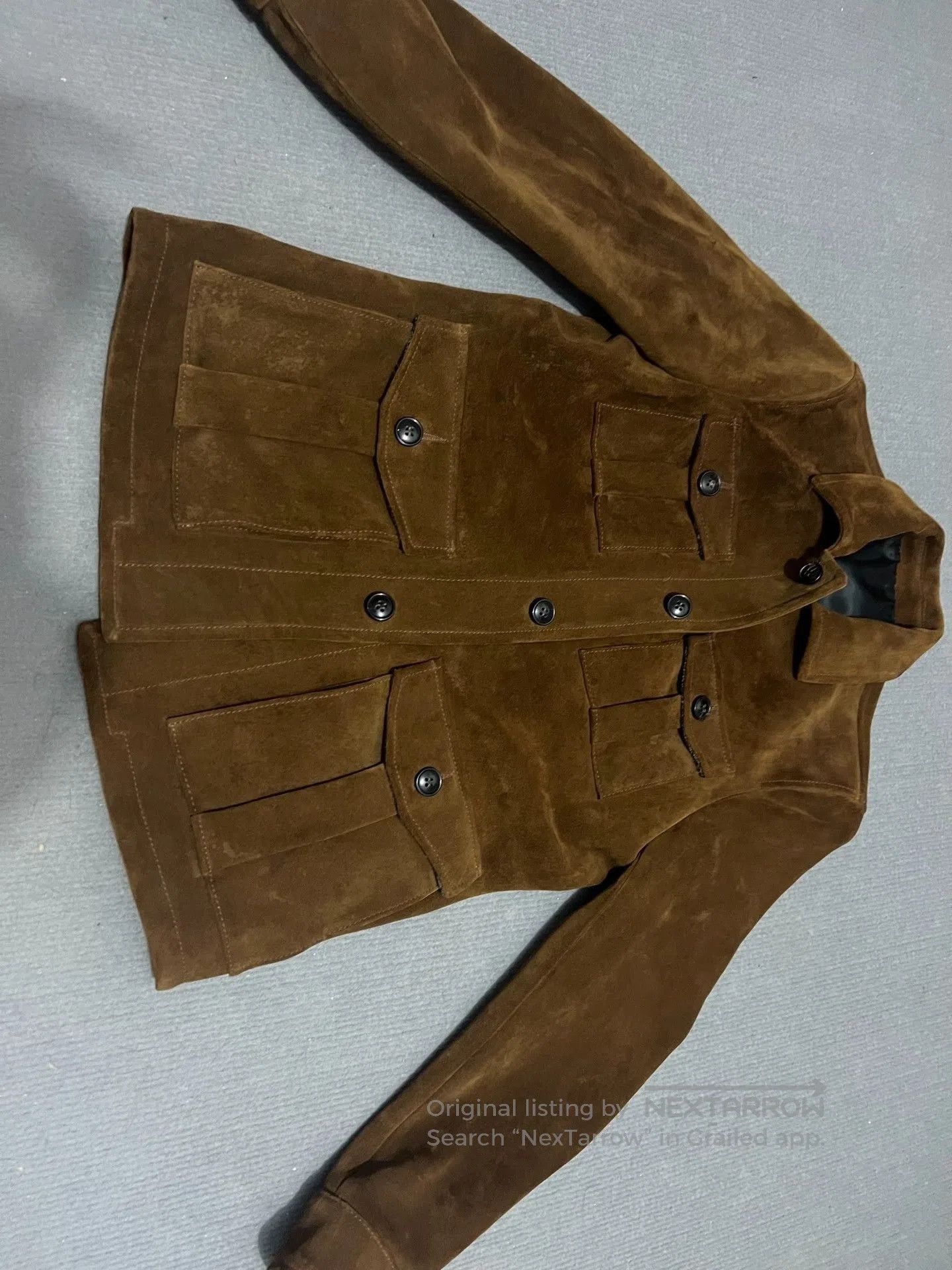 RRL Ralph Lauren Suede Leather Four. Size US S / EU 44-46 / 1 - 1 Thumbnail