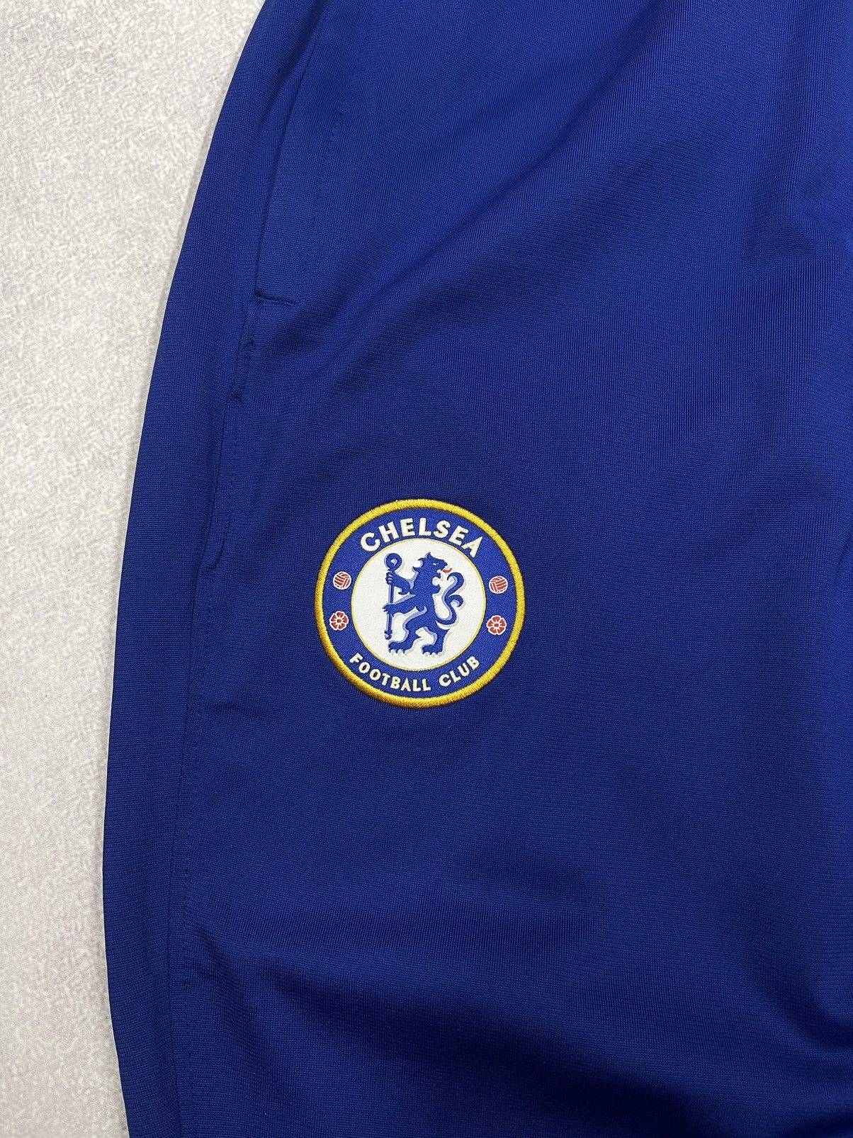 Mens Nike Chelsea Football Club Blue Sweatpants Soccer