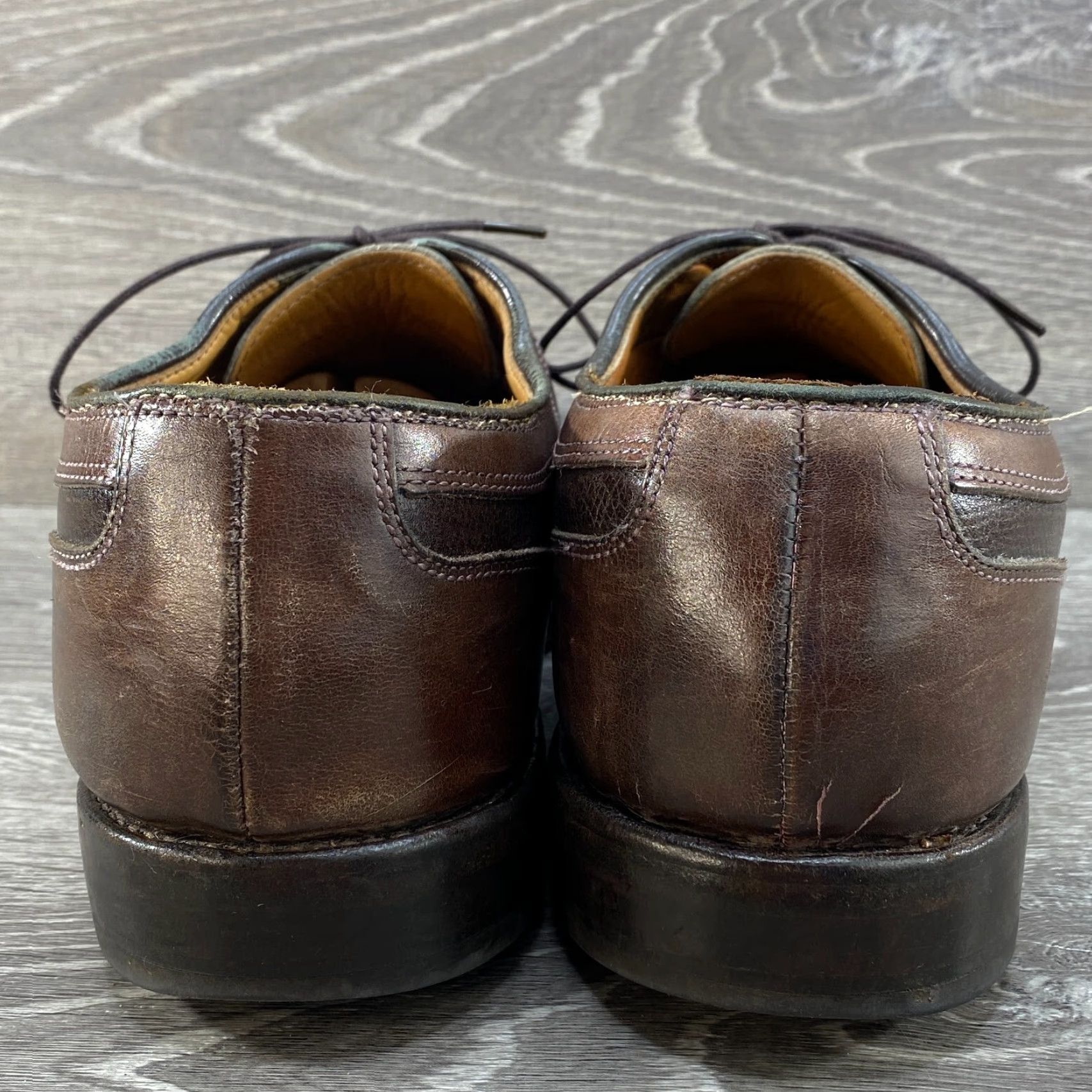 Allen Edmonds VINTAGE ALLEN EDMONDS Winhall 6448 Brown Cap Toe Oxford Leather Dress Shoes Size 10 D Mens Shoes Size ONE SIZE - 6 Thumbnail