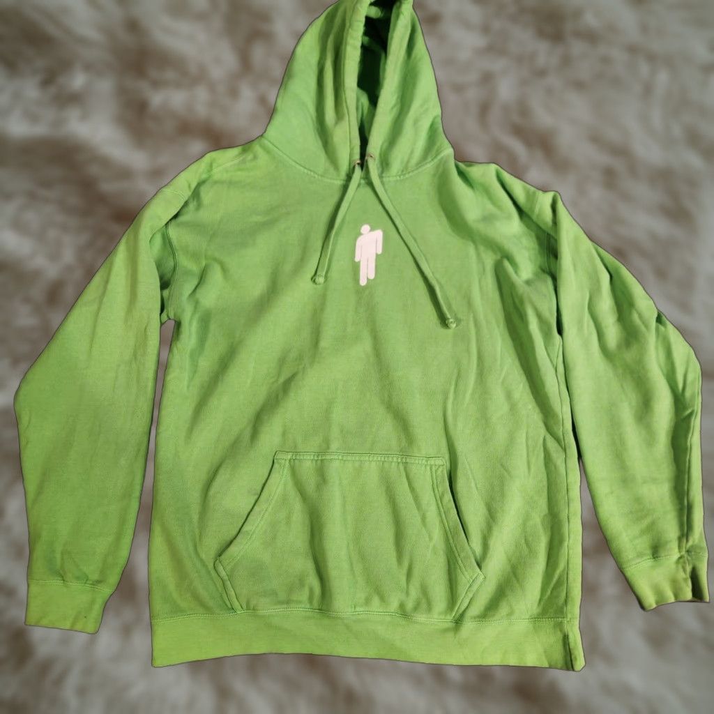 Vintage VINTAGE Billie Eilish World Tour Pullover Hoodie Sz XL Green Fleece Rare Mens Size XL / US 12-14 / IT 48-50 - 1 Thumbnail