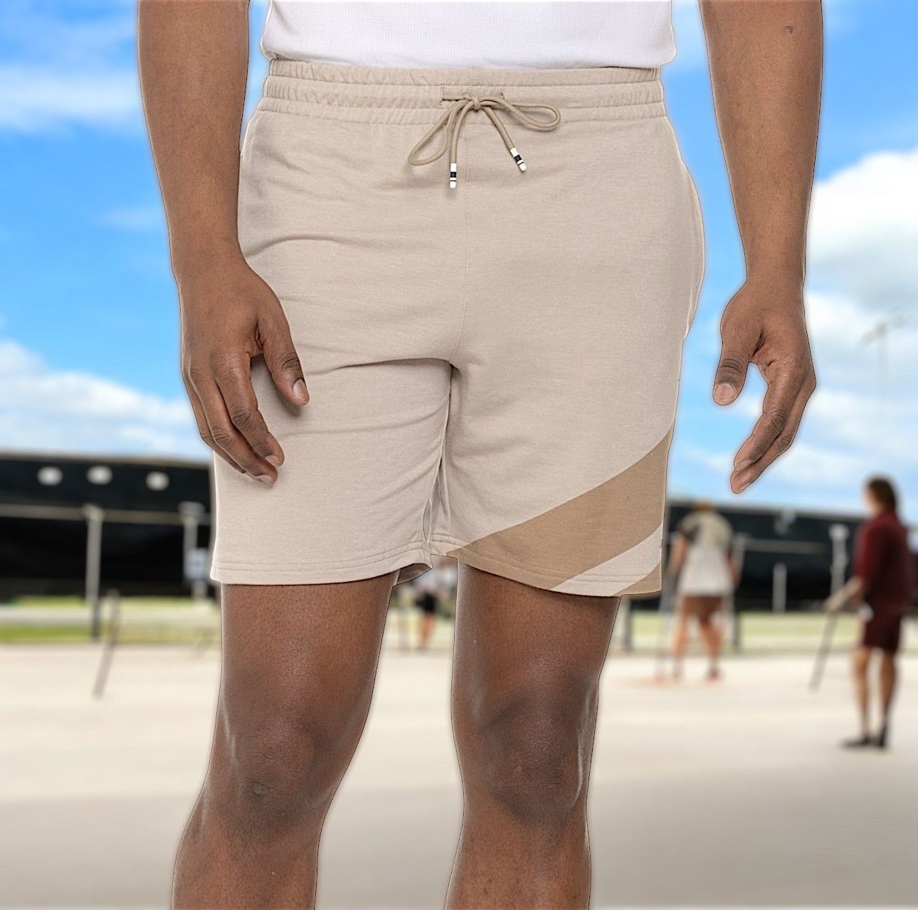 Ben Sherman Ben Sherman Sport Men’s Beige Terry Knit Comfort Shorts Sz L Size US 34 / EU 50 - 1 Thumbnail