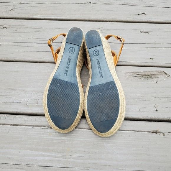 Vintage Vintage 90s y2k Bratz Whiskey Brown Faux Vegan Leather Wedge Size US 8 / IT 38 - 7 Thumbnail